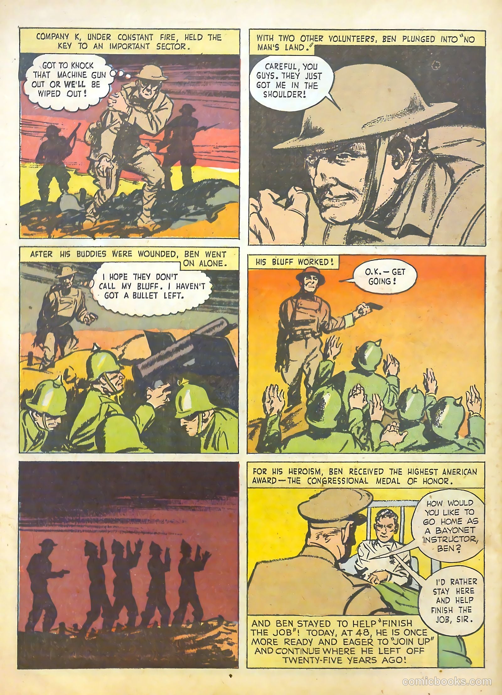 Real Heroes #10 (1943) — page 35 of 59