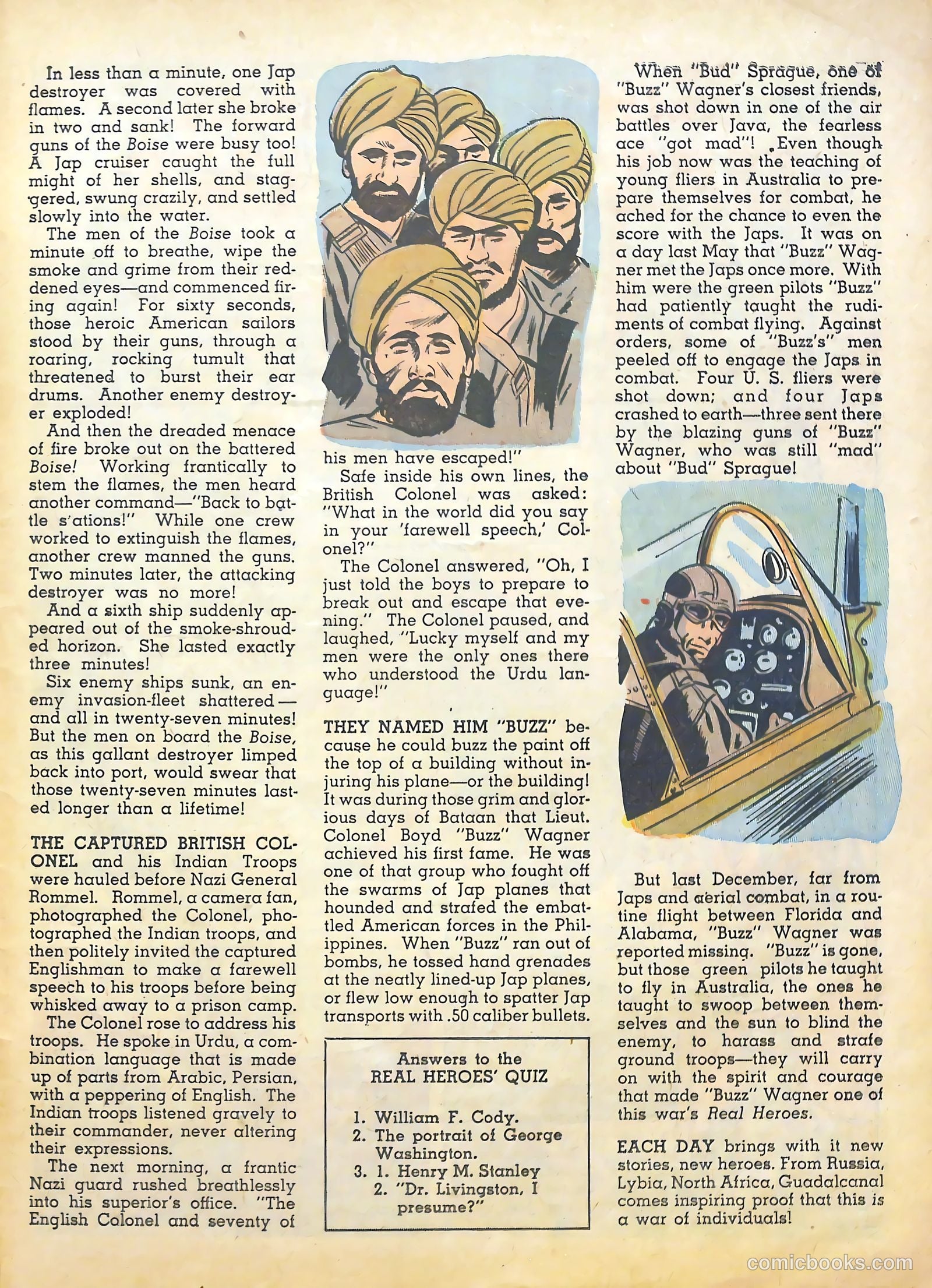 Real Heroes #10 (1943) — page 50 of 59