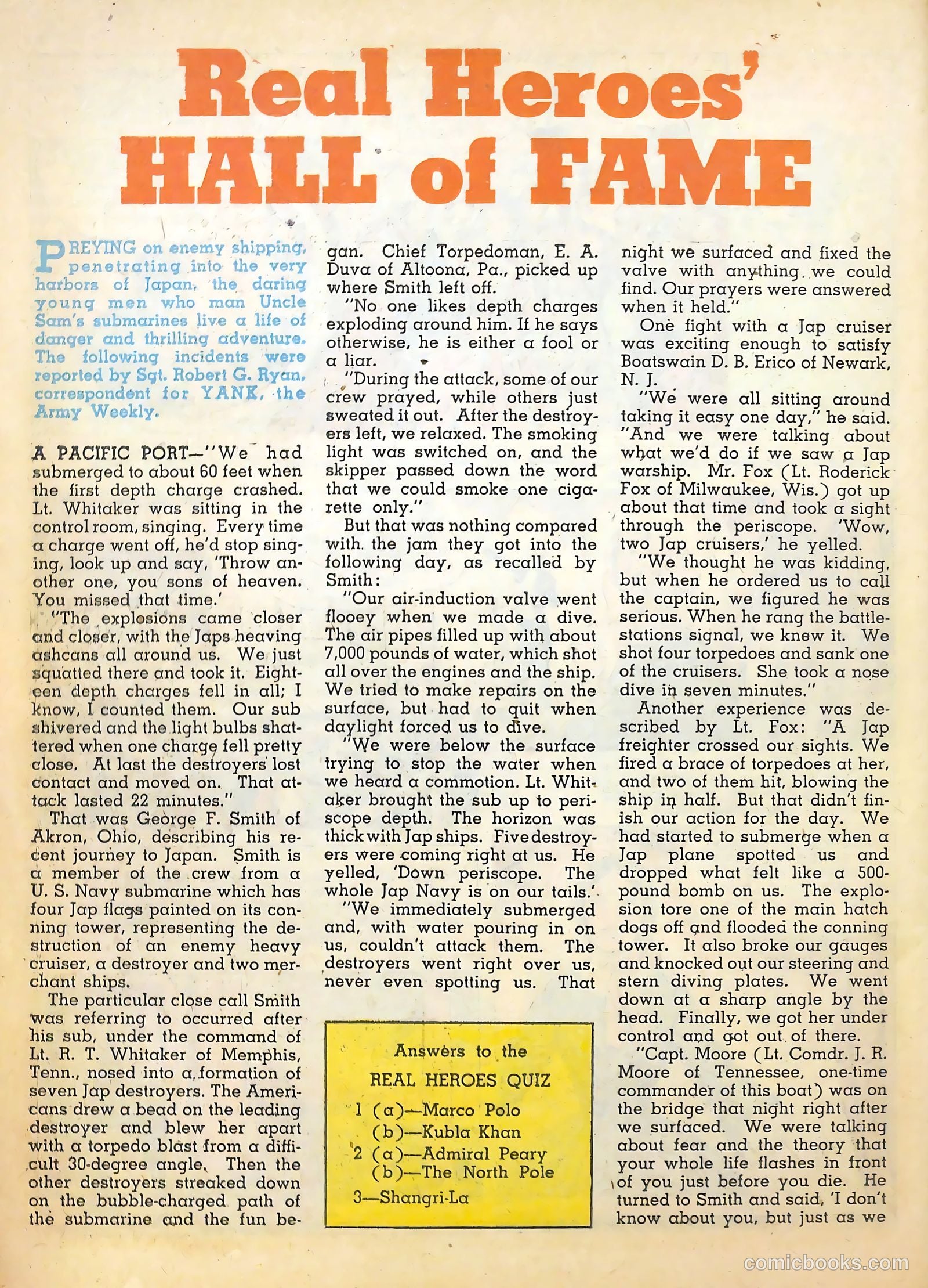 Real Heroes #12 (1943) — page 49 of 59