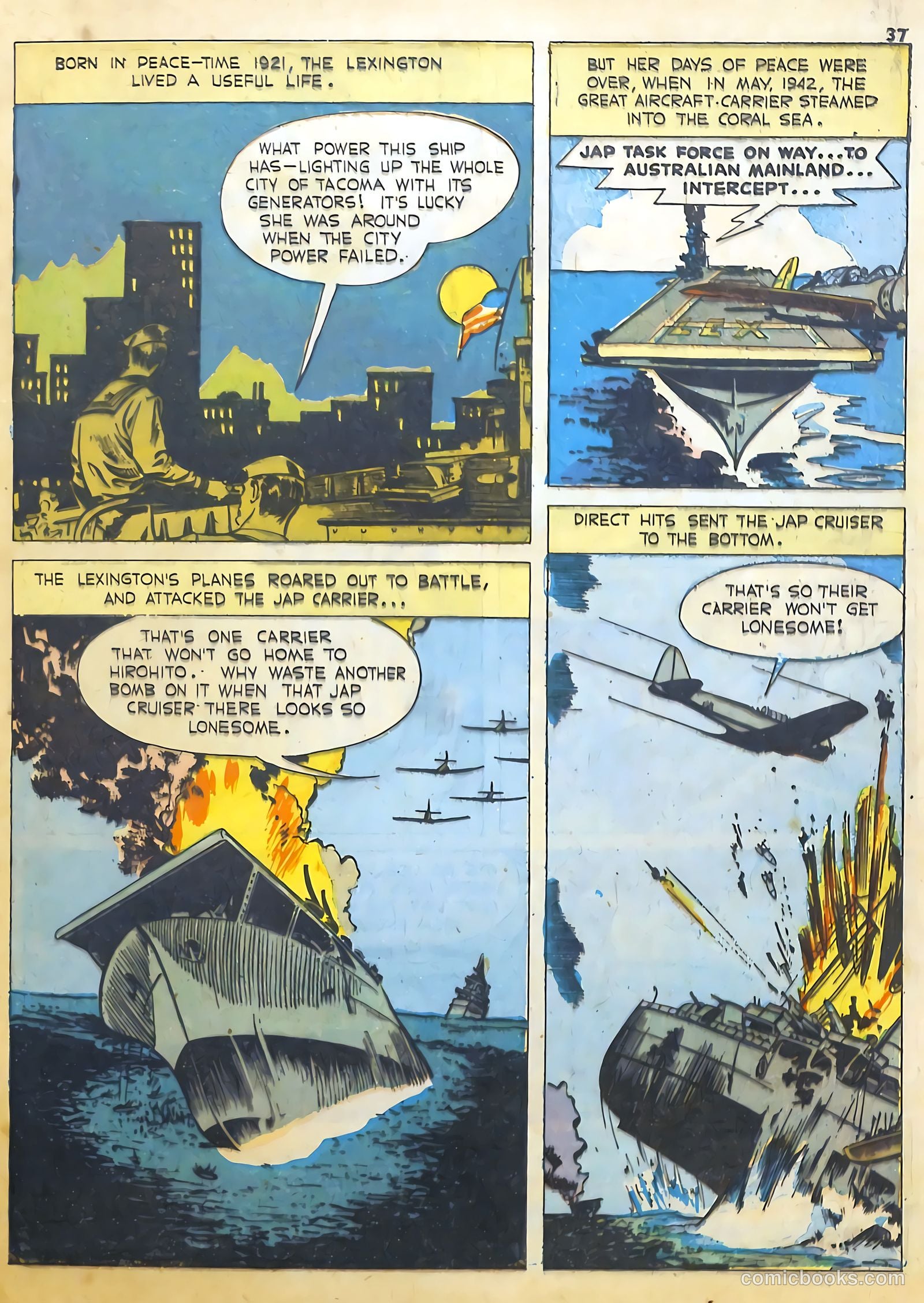Real Heroes #7 (1942) — page 36 of 67