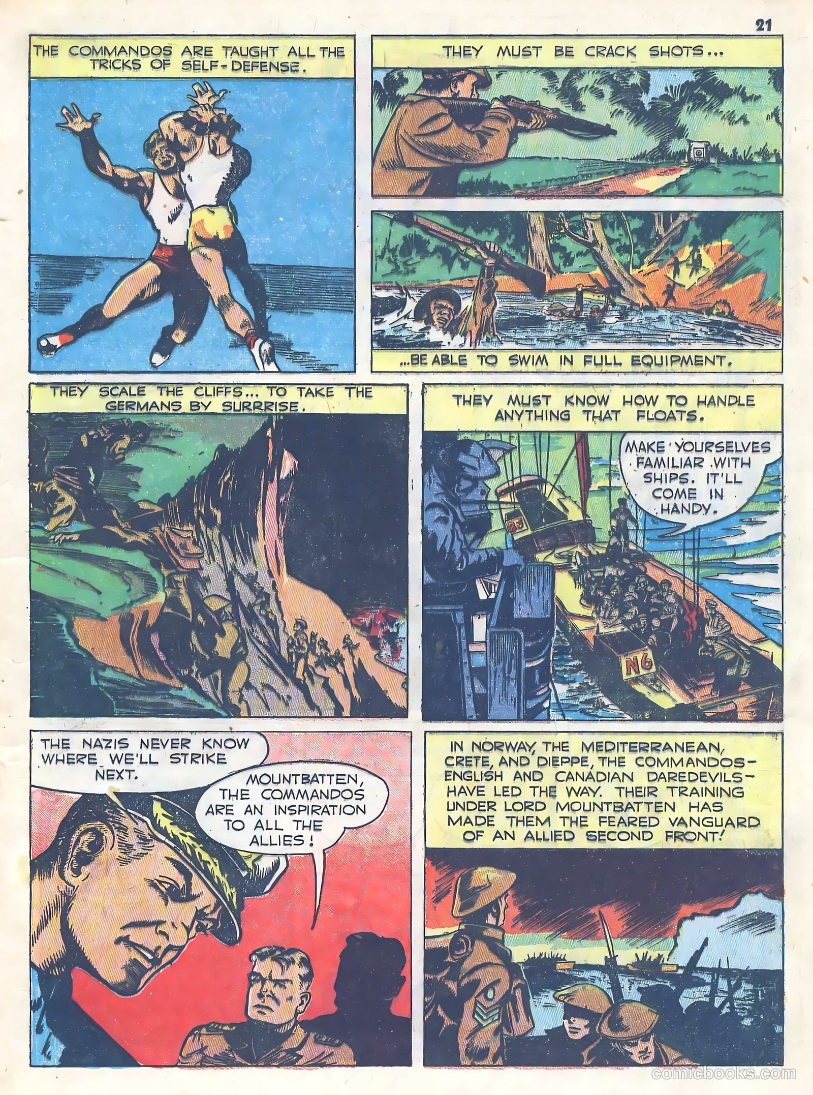Real Heroes #8 (1943) — page 21 of 69