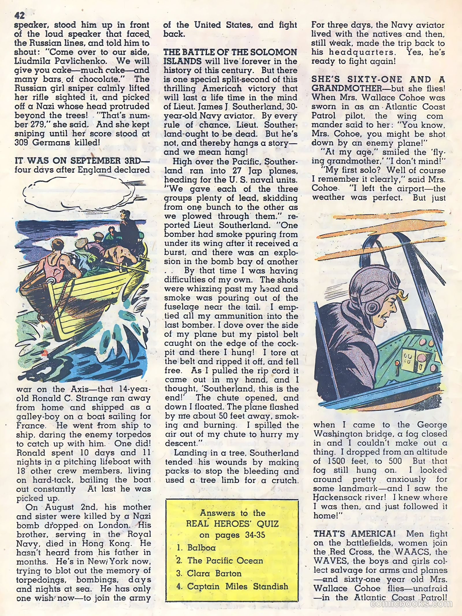 Real Heroes #8 (1943) — page 43 of 69