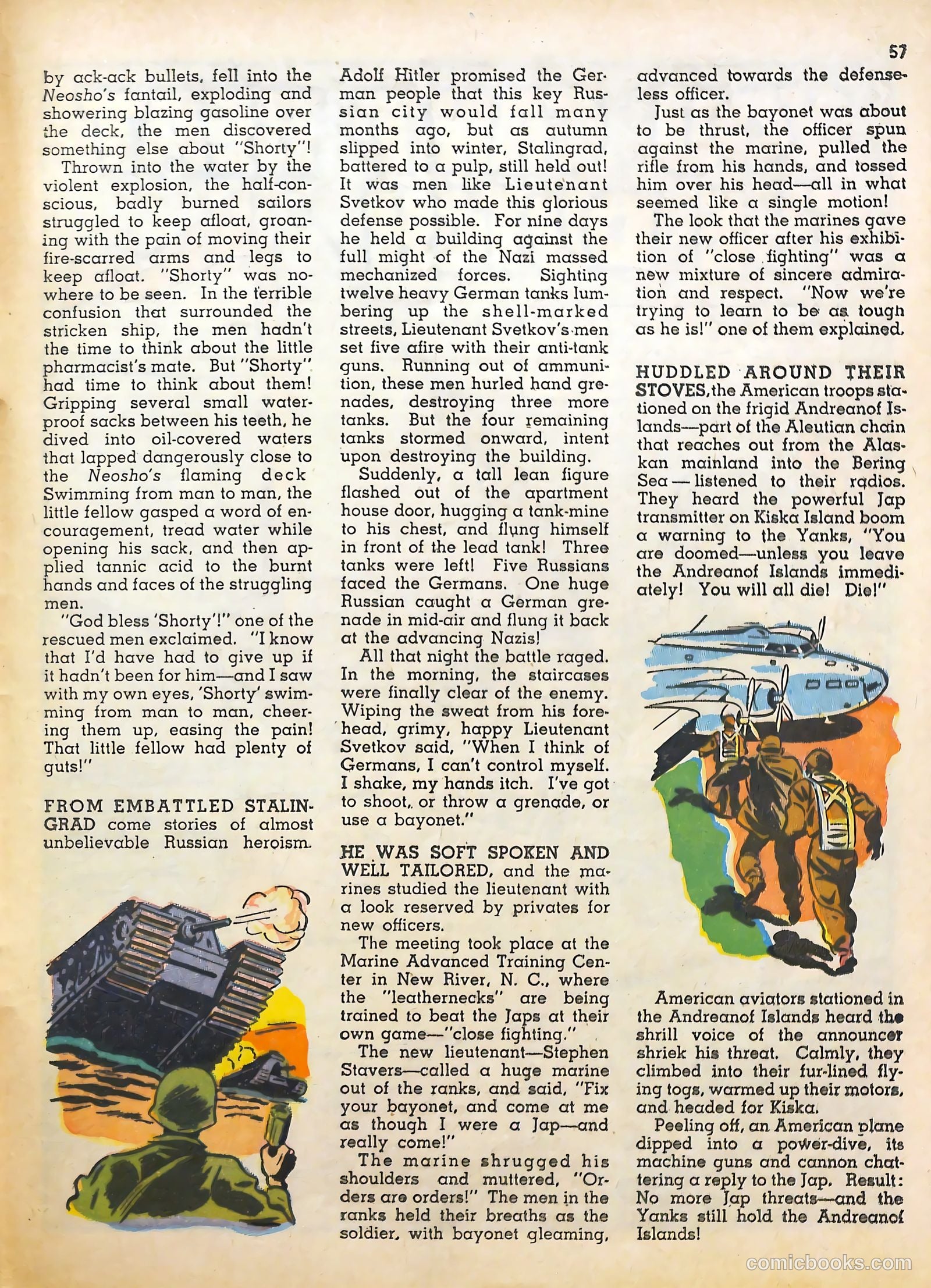 Real Heroes #9 (1943) — page 56 of 67