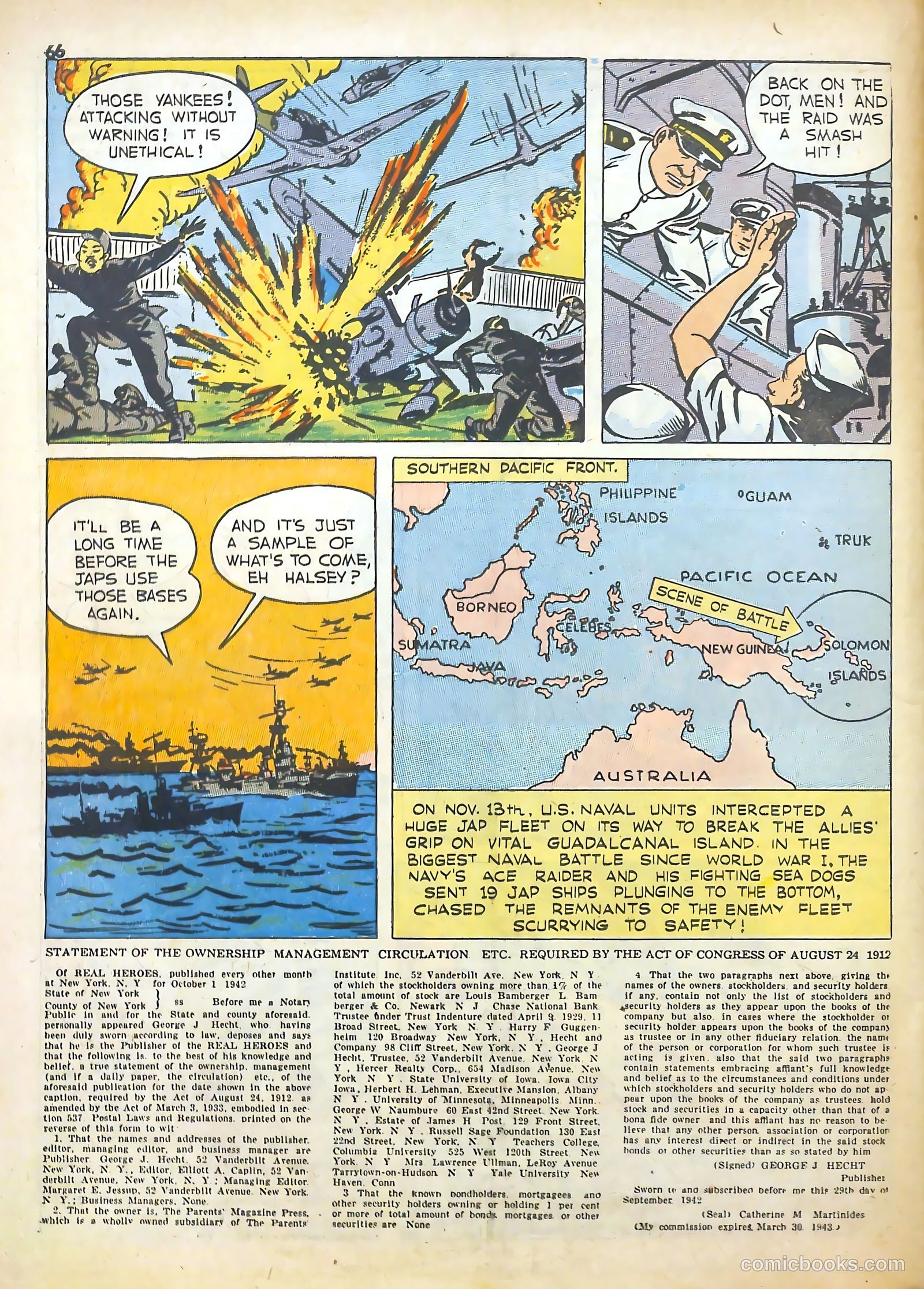 Real Heroes #9 (1943) — page 65 of 67