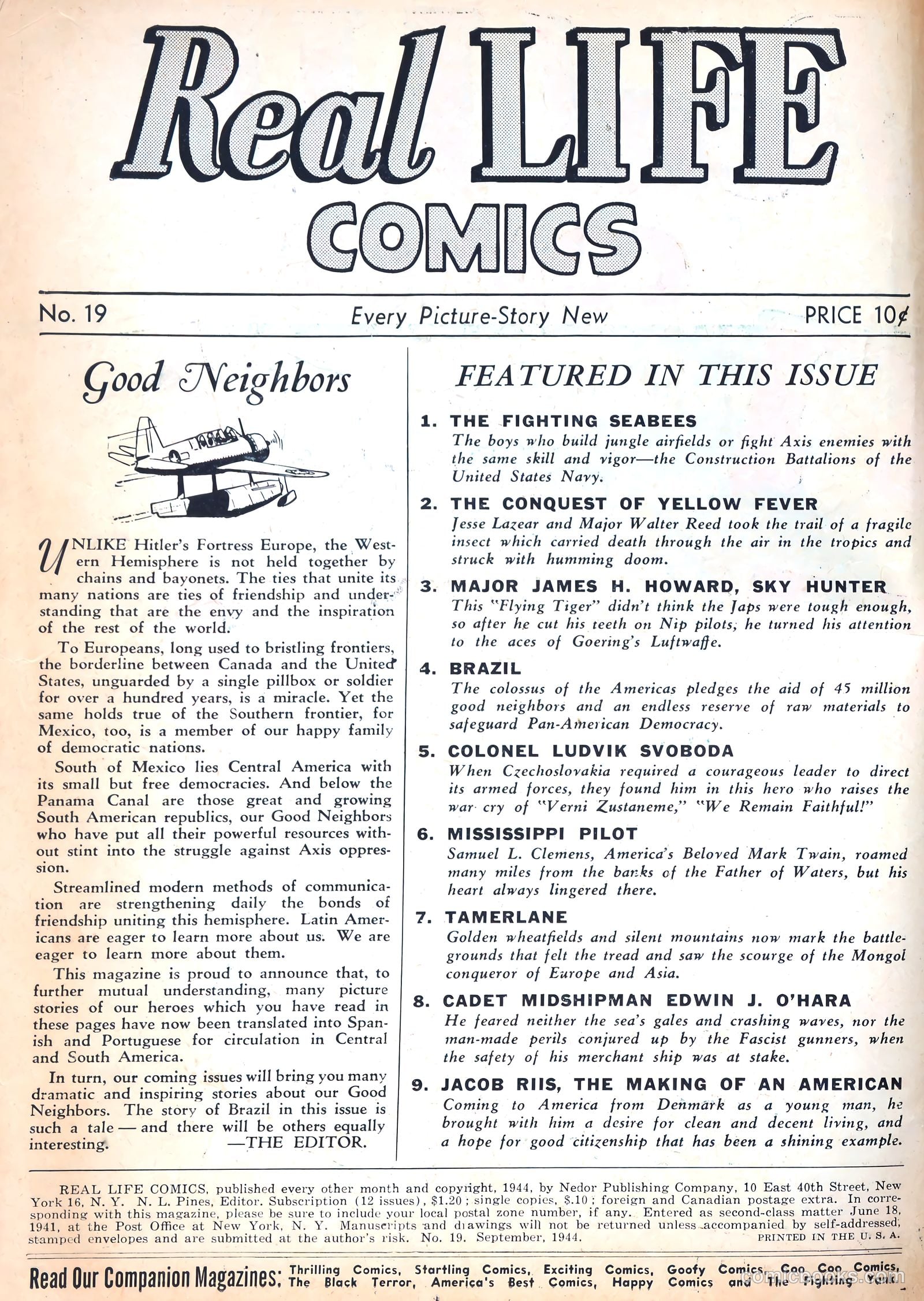 Real Life Comics #19 (1944) — page 2 of 51
