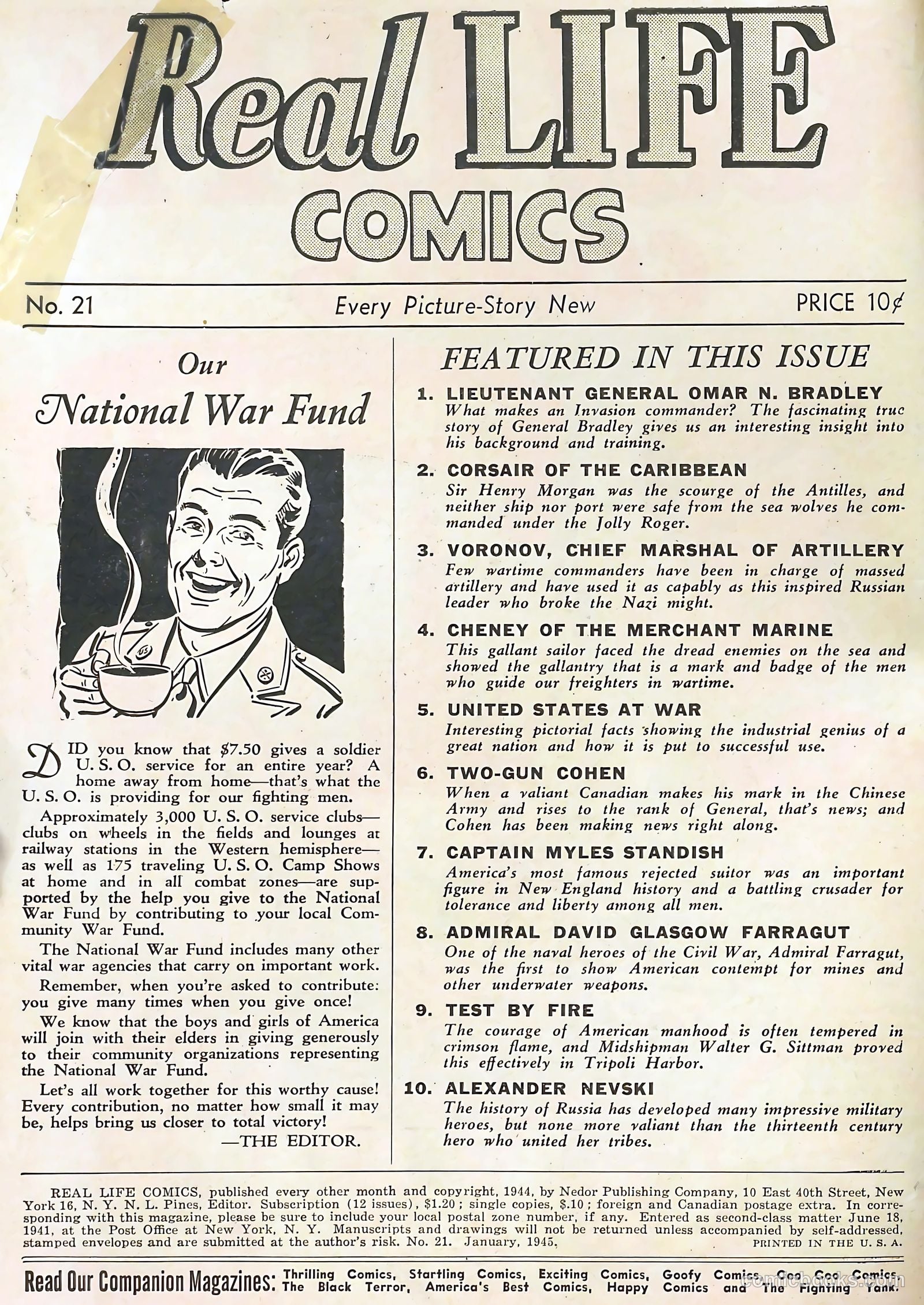 Real Life Comics #21 (1945) — page 2 of 52