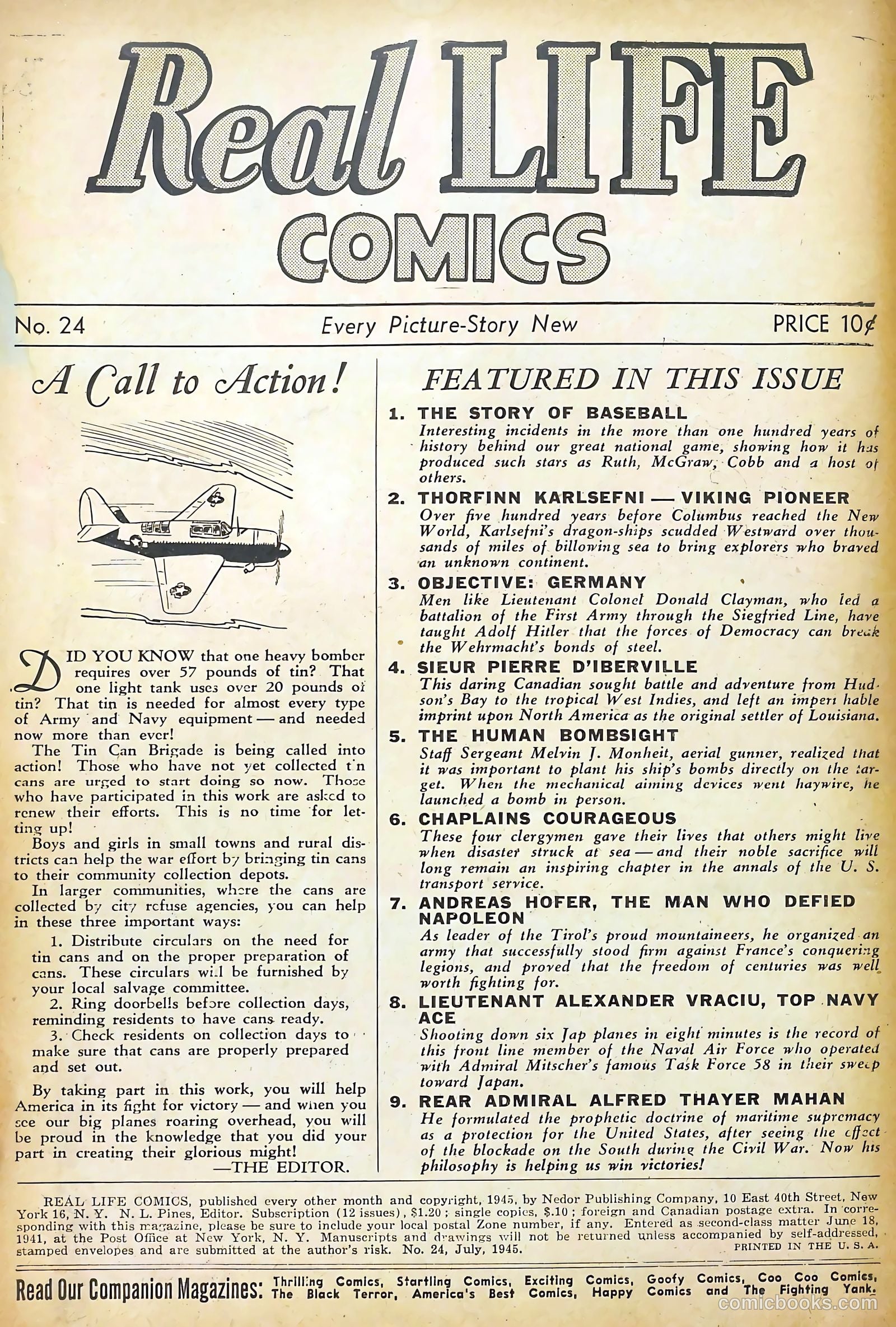 Real Life Comics #24 (1945) — page 2 of 52