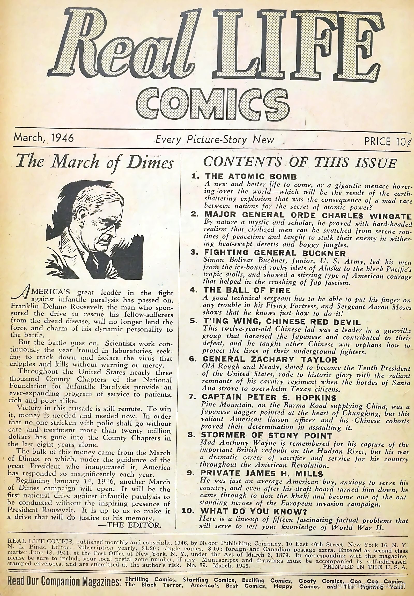 Real Life Comics #29 (1946) — page 2 of 52