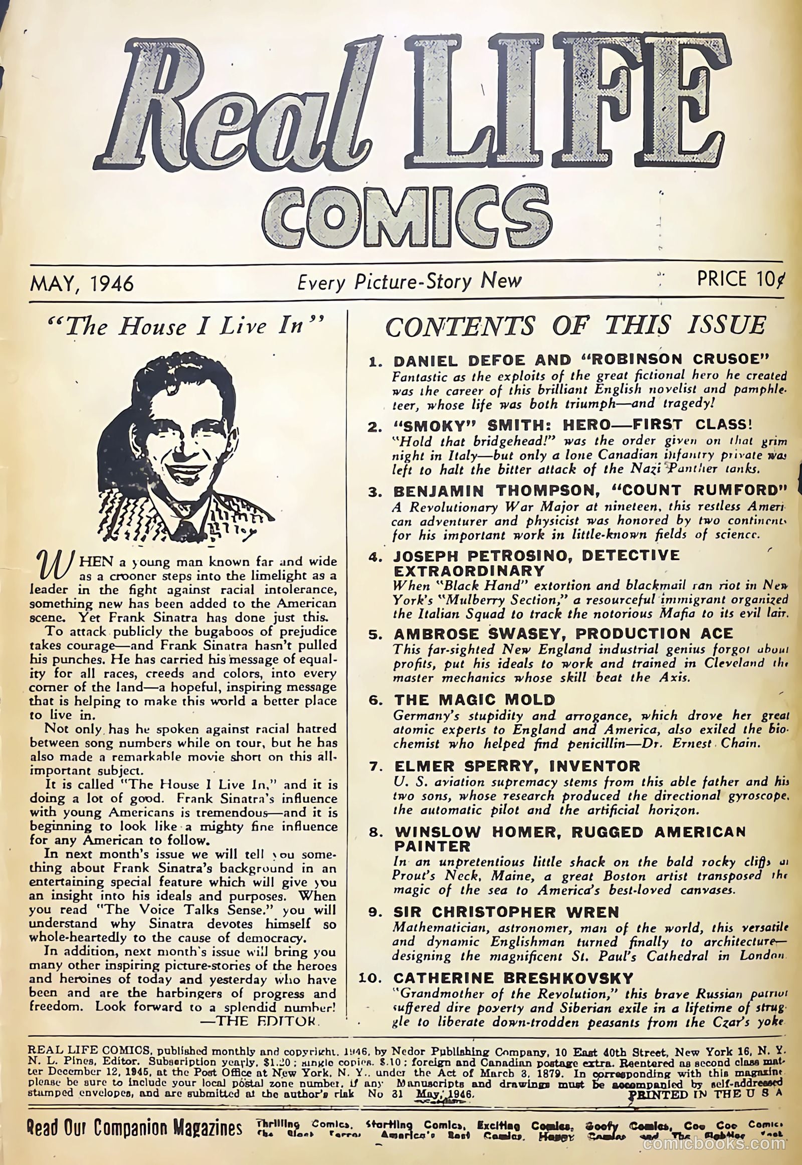 Real Life Comics #31 (1946) — page 2 of 52