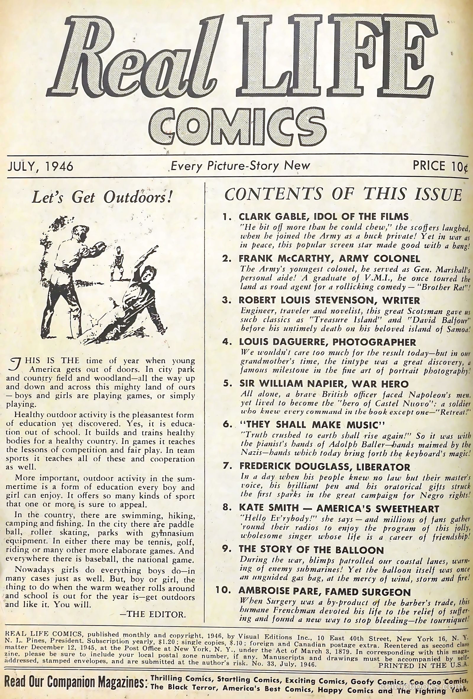 Real Life Comics #33 (1946) — page 2 of 52