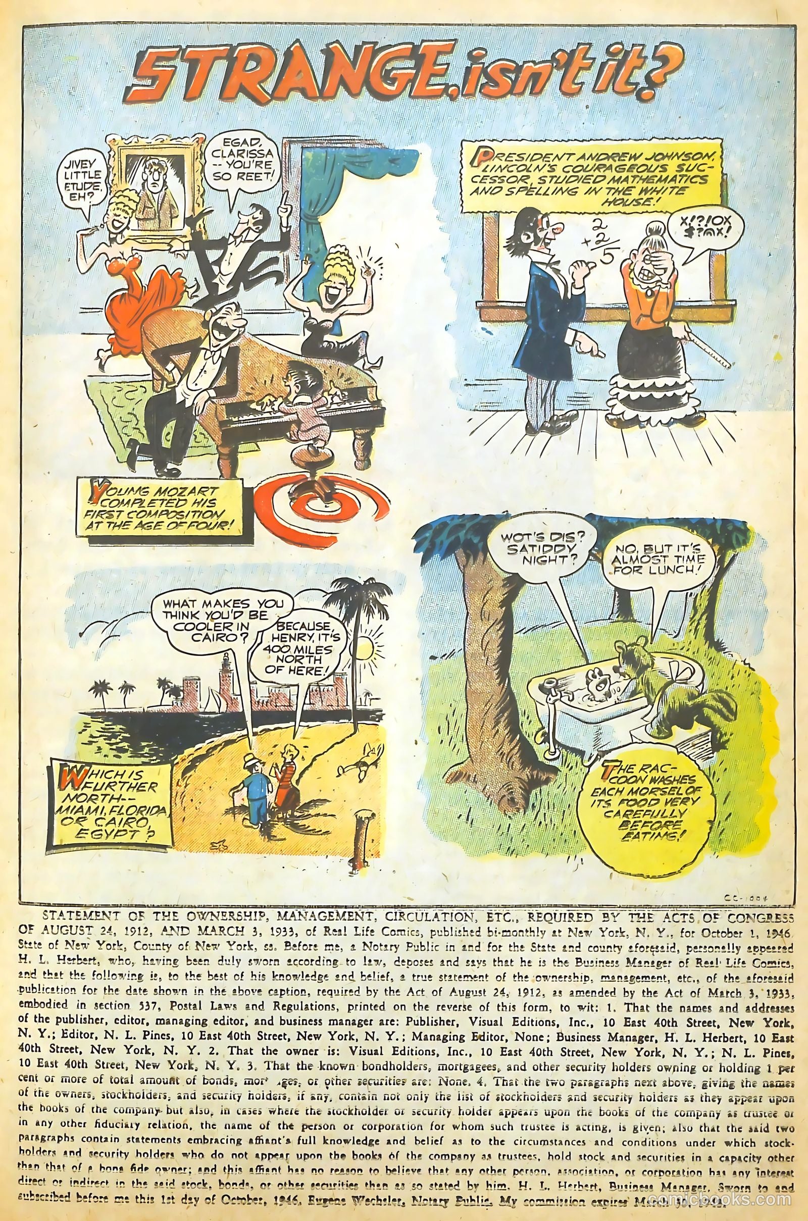 Real Life Comics #38 (1947) — page 35 of 52