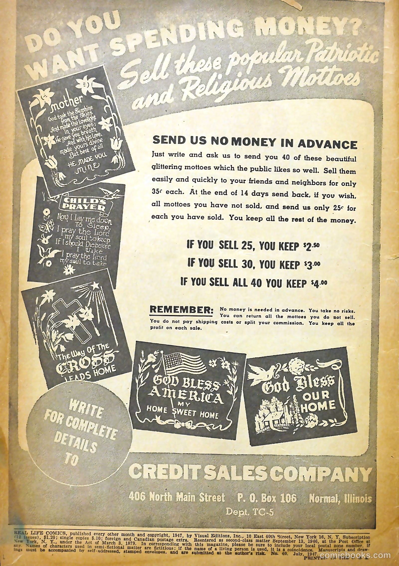 Real Life Comics #40 (1947) — page 2 of 52