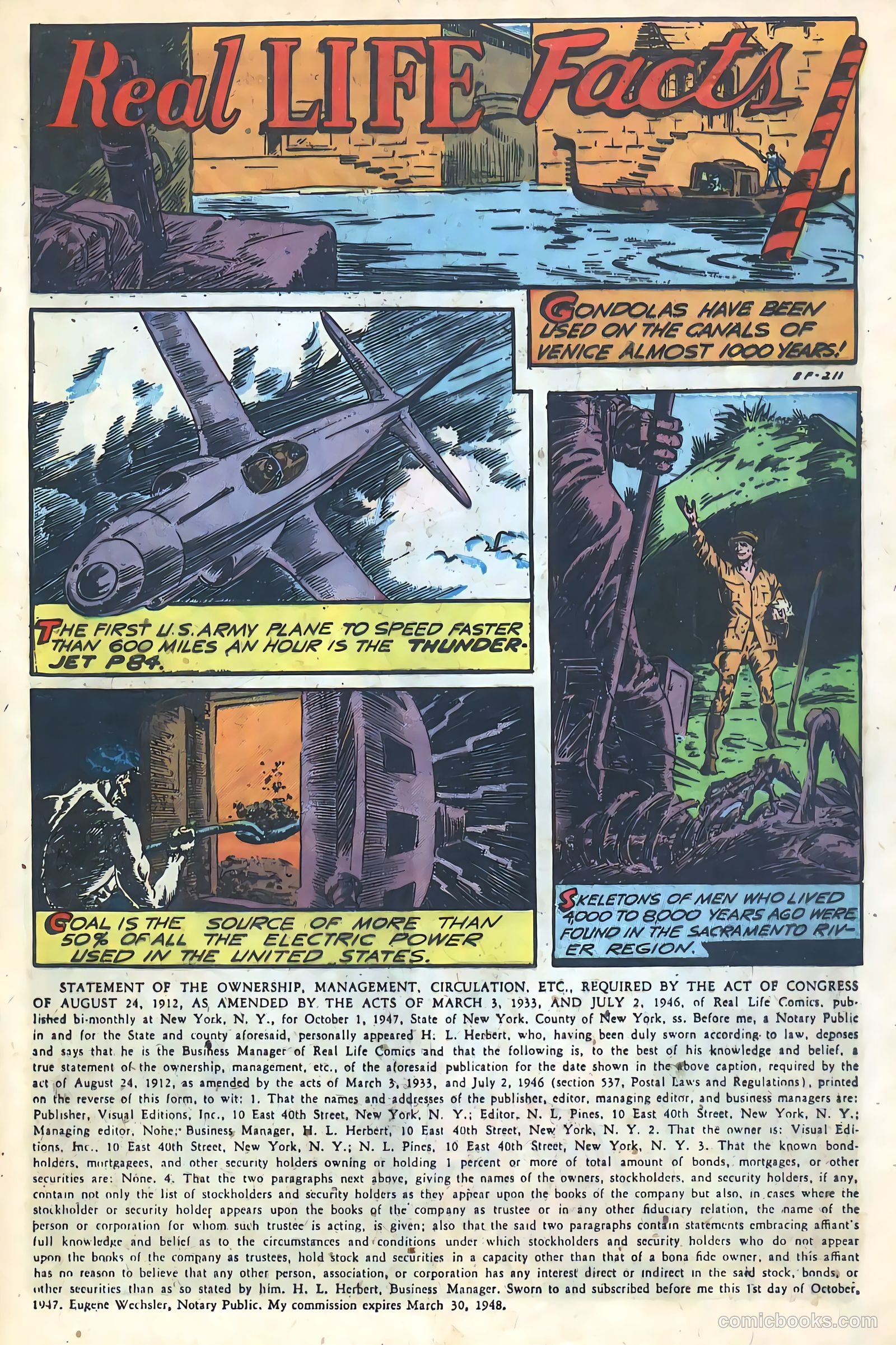 Real Life Comics #44 (1948) — page 33 of 52