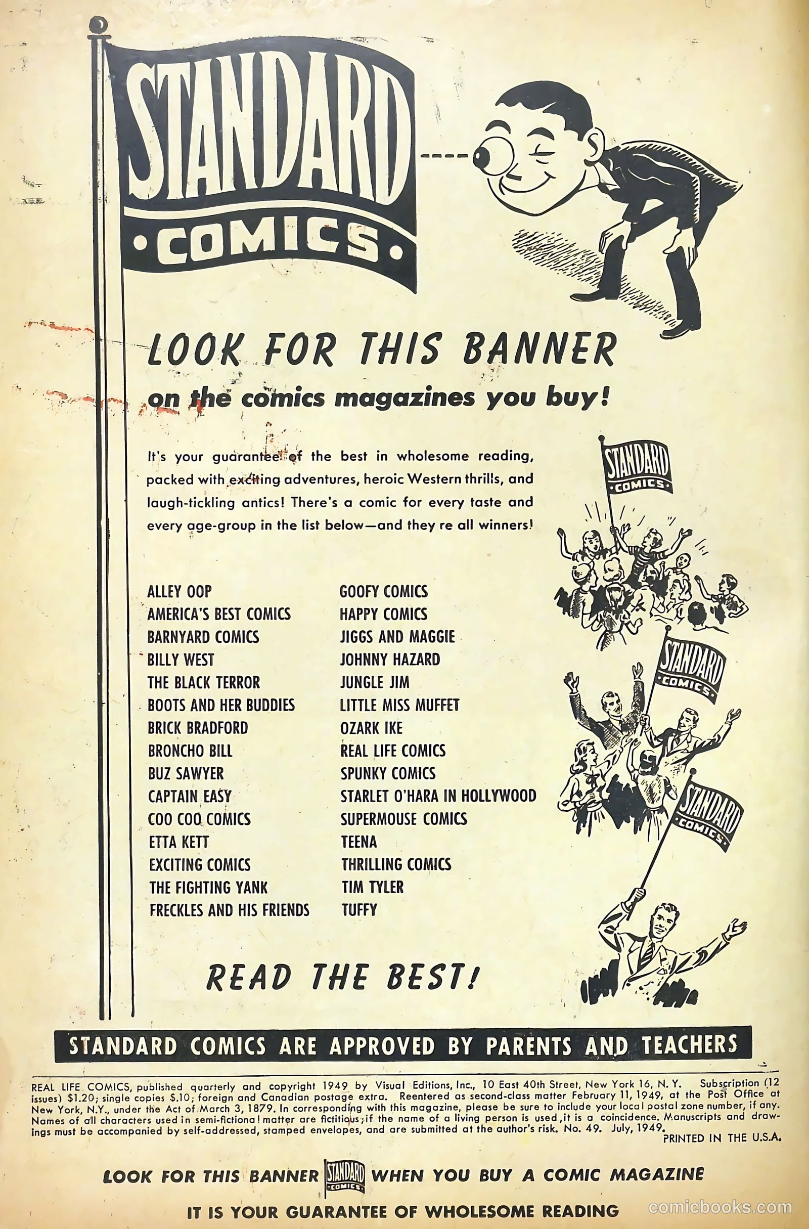 Real Life Comics #49 (1949) — page 2 of 36