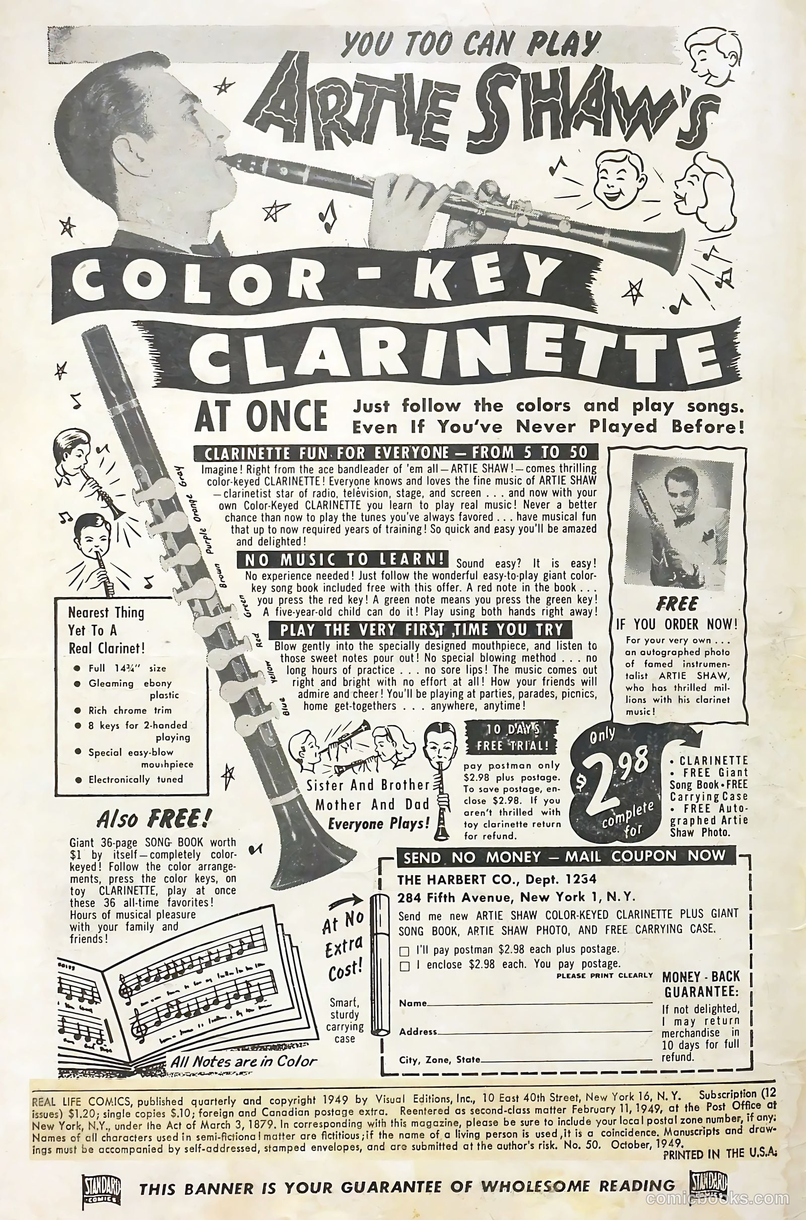 Real Life Comics #50 (1949) — page 4 of 38