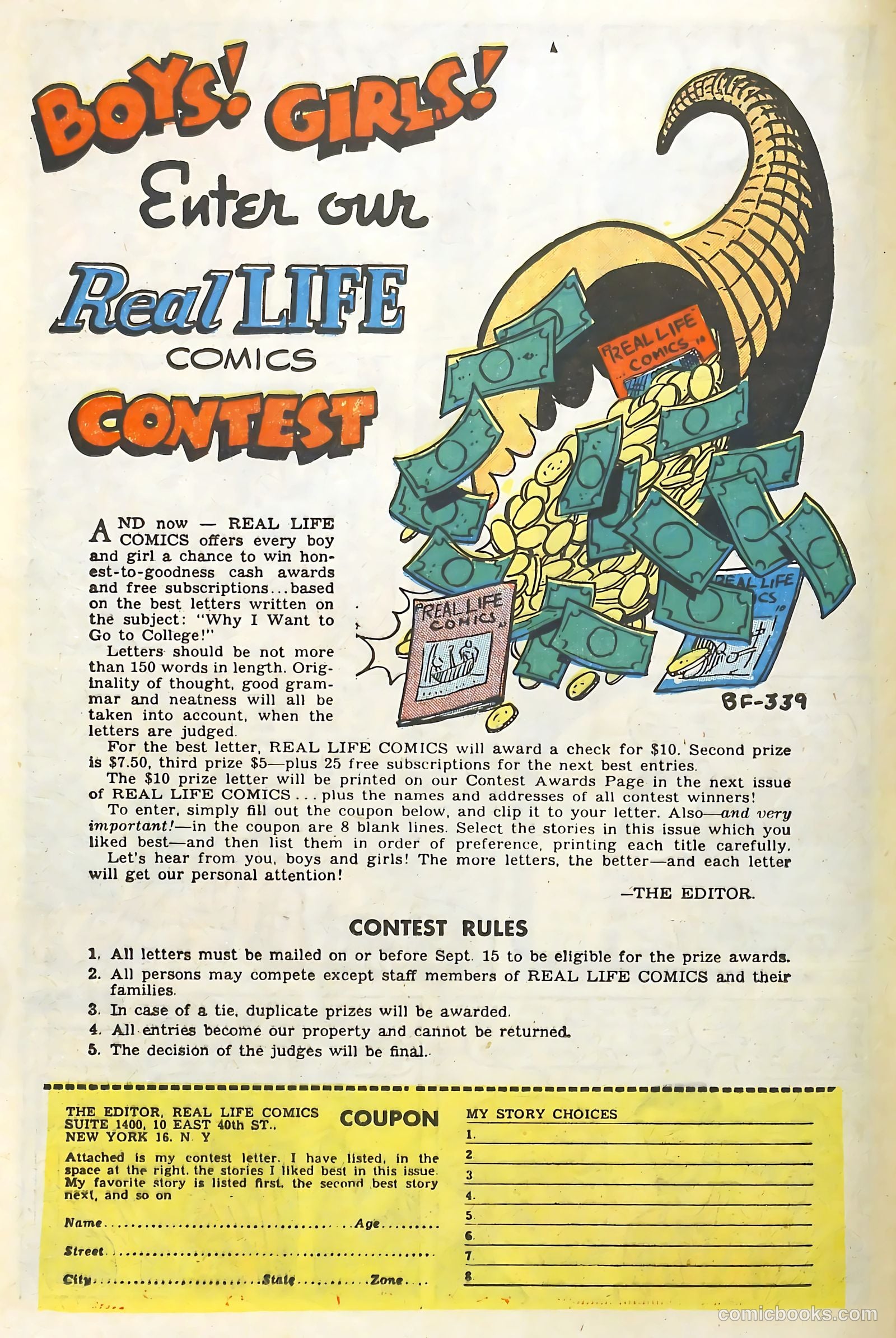 Real Life Comics #50 (1949) — page 14 of 38