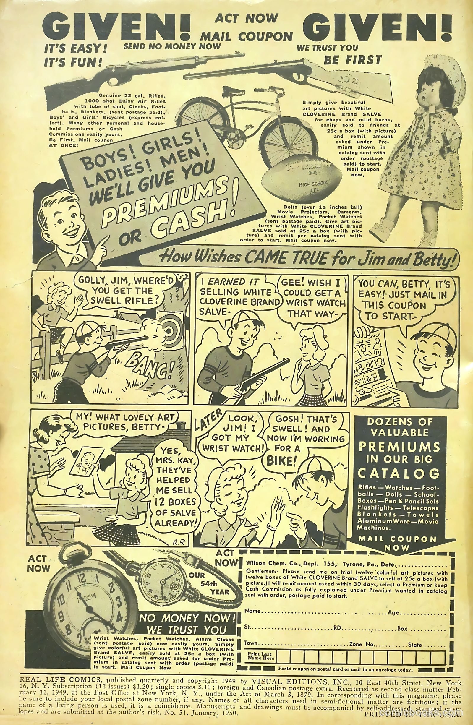 Real Life Comics #51 (1950) — page 2 of 36