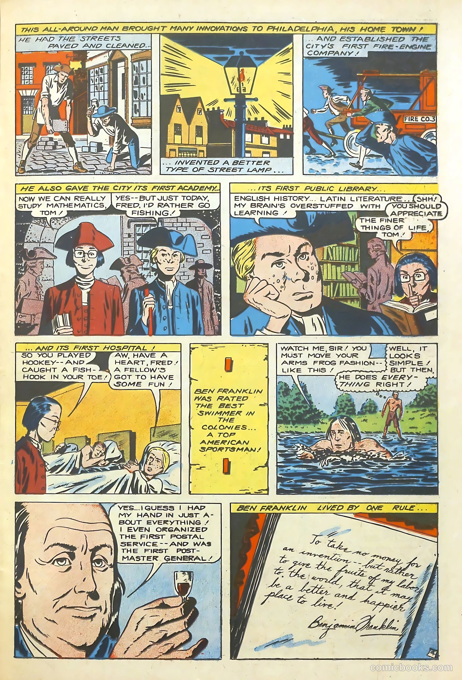 Real Life Comics #51 (1950) — page 21 of 36