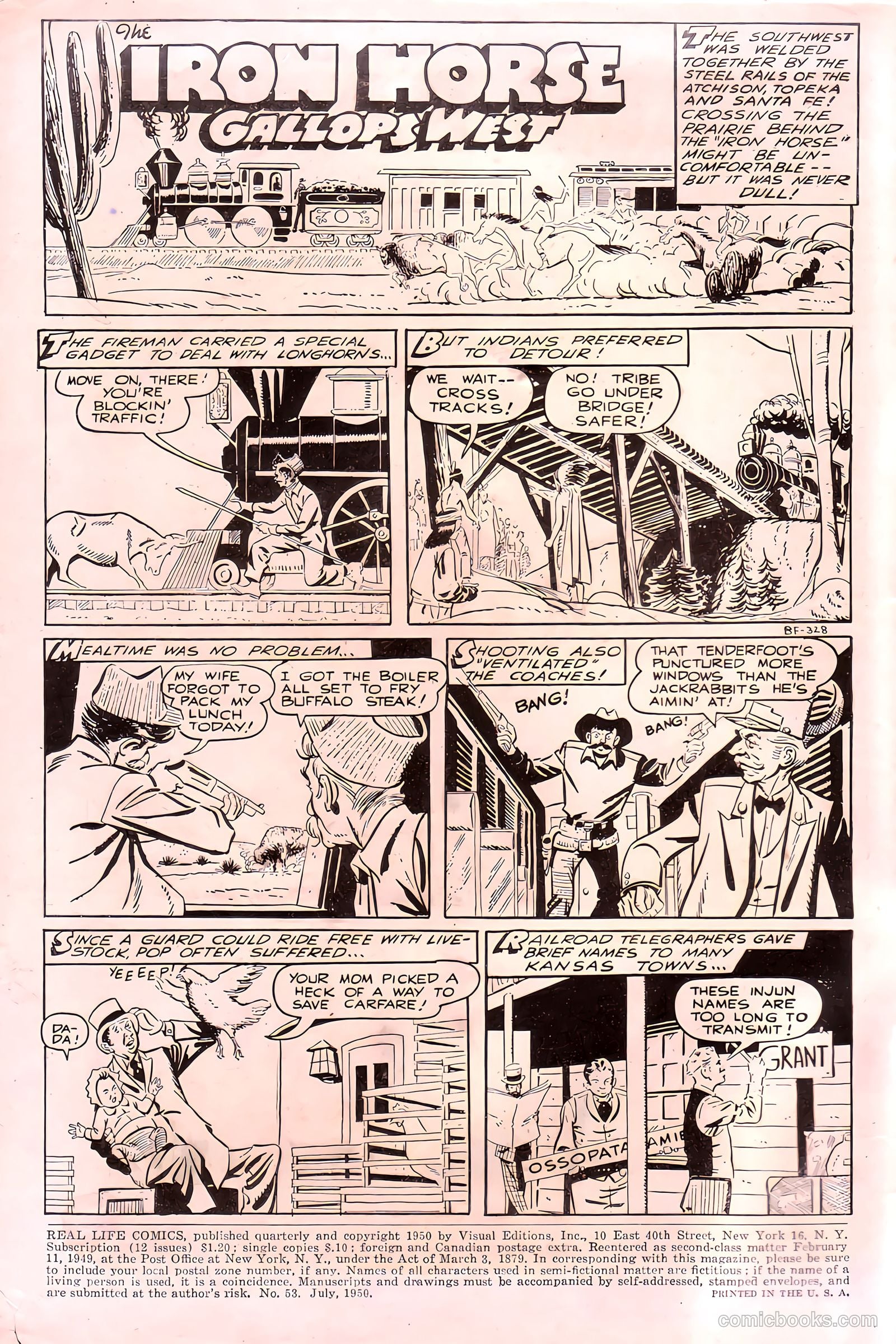 Real Life Comics #53 (1950) — page 2 of 37