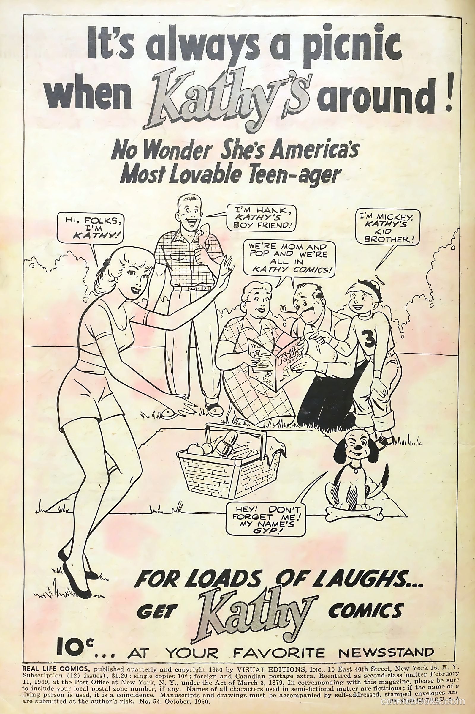 Real Life Comics #54 (1950) — page 2 of 36