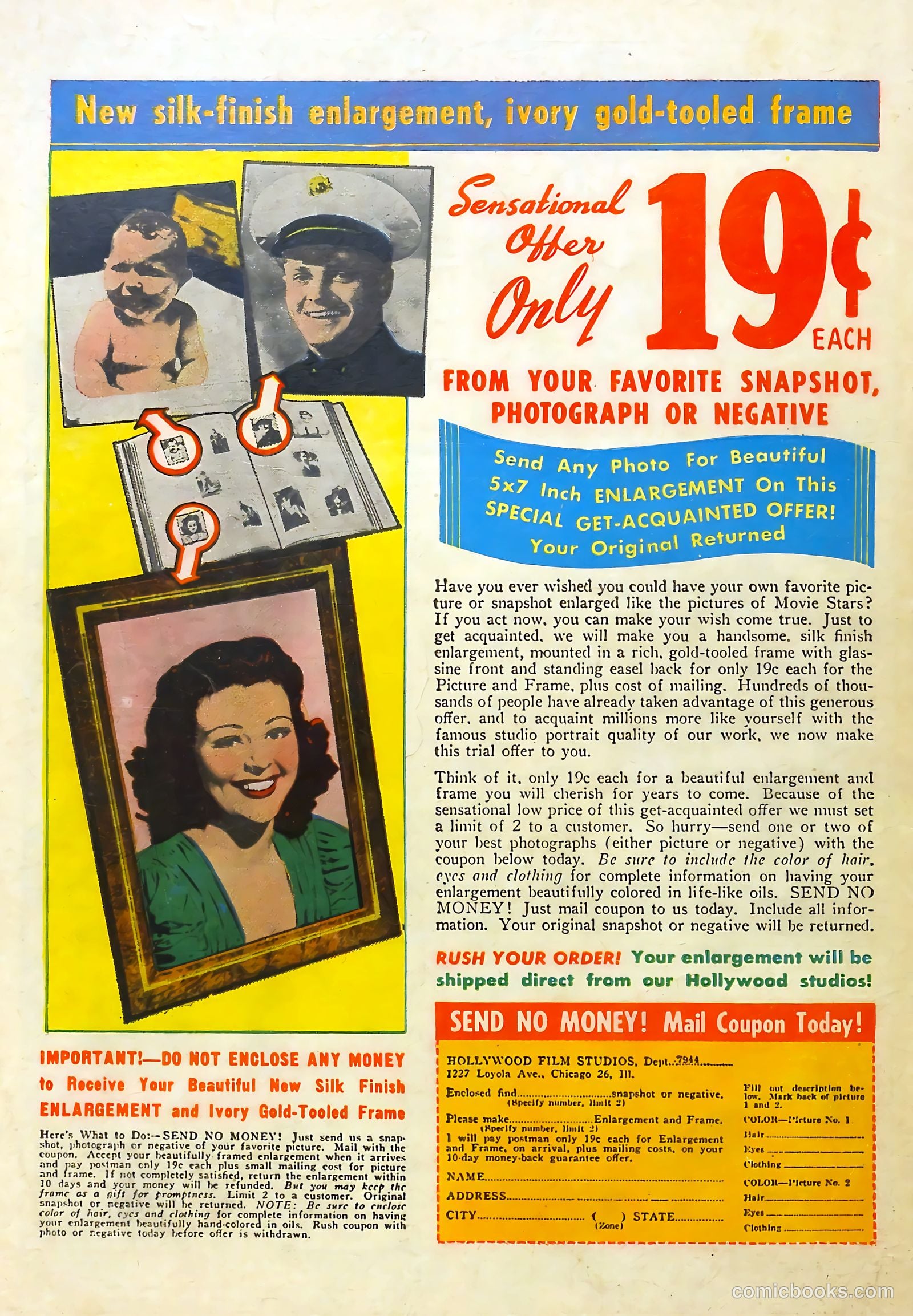 Real Life Comics #54 (1950) — page 36 of 36
