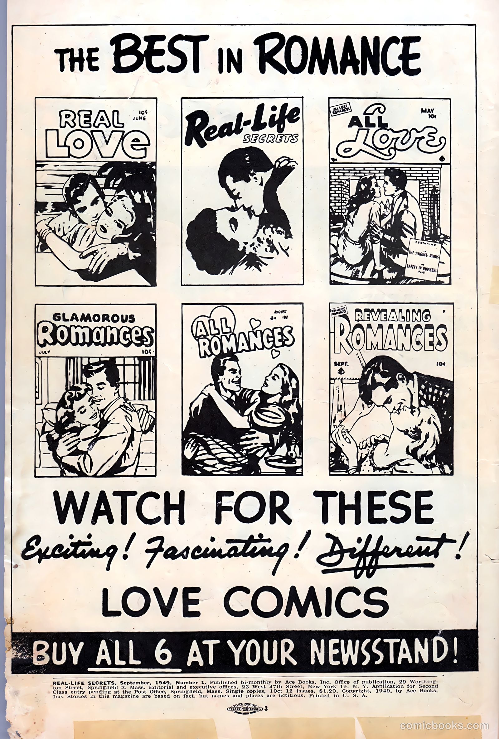 Real Life Secrets #1 (1949) — page 2 of 36