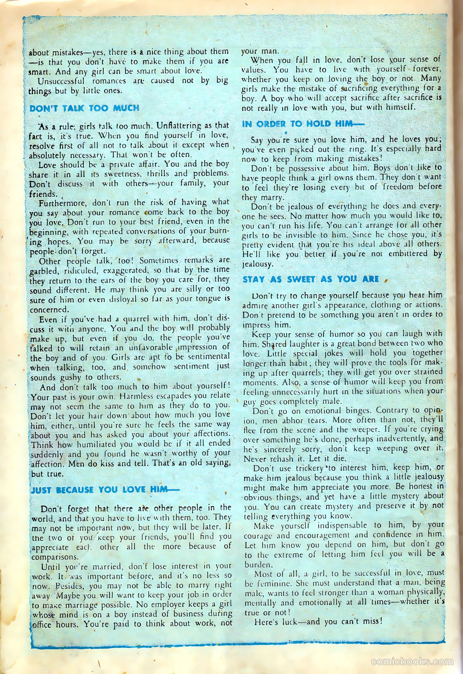 Real Life Secrets #1 (1949) — page 26 of 36