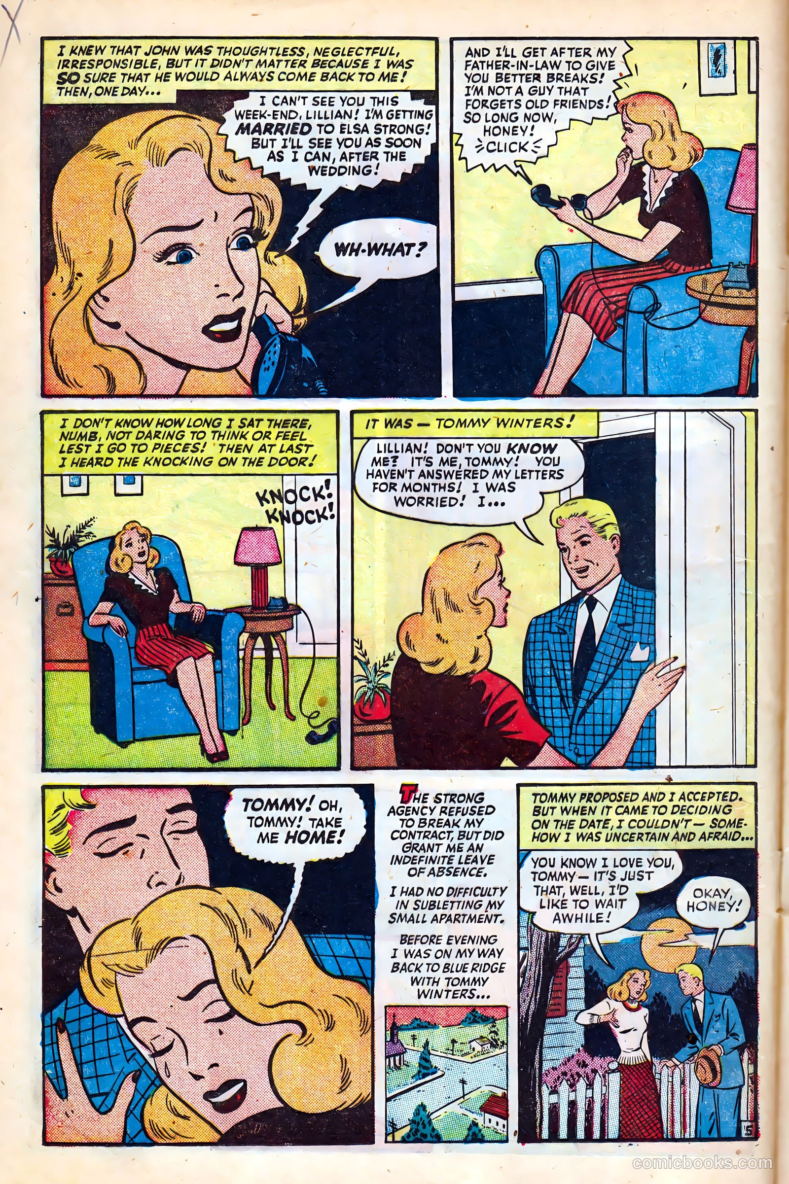 Real Love #25 (1949) — page 16 of 36