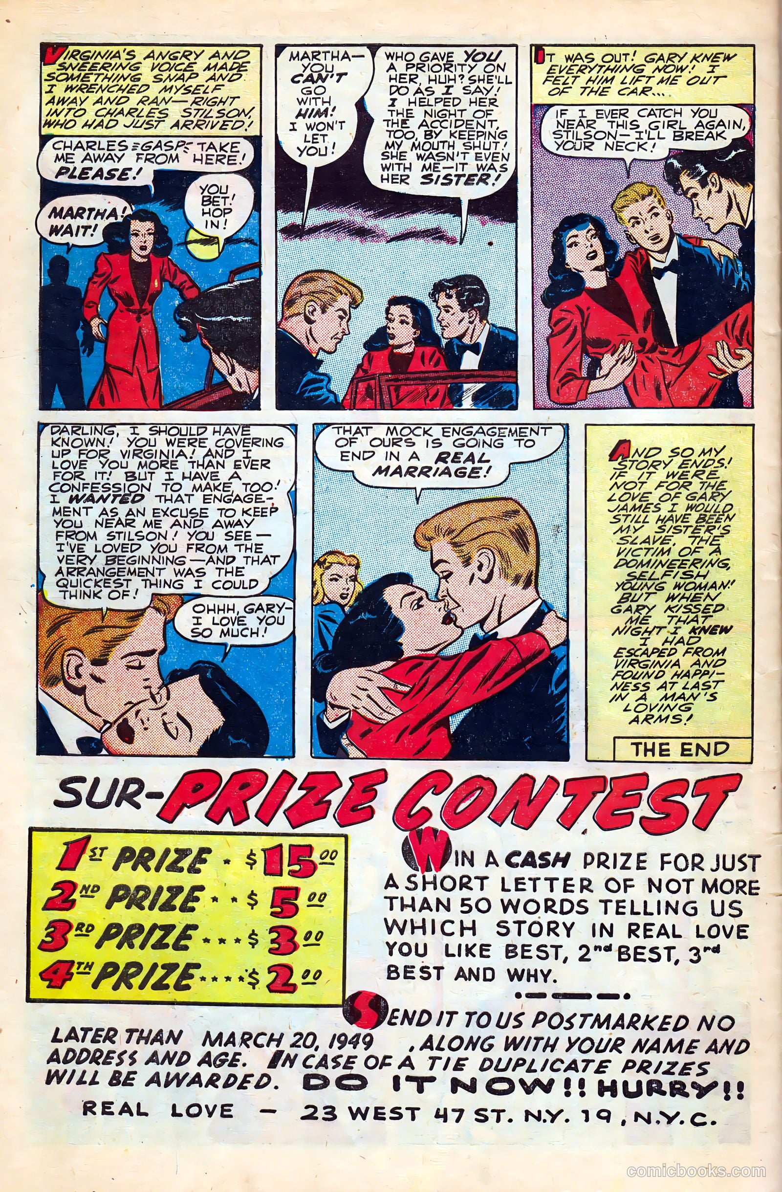 Real Love #25 (1949) — page 34 of 36
