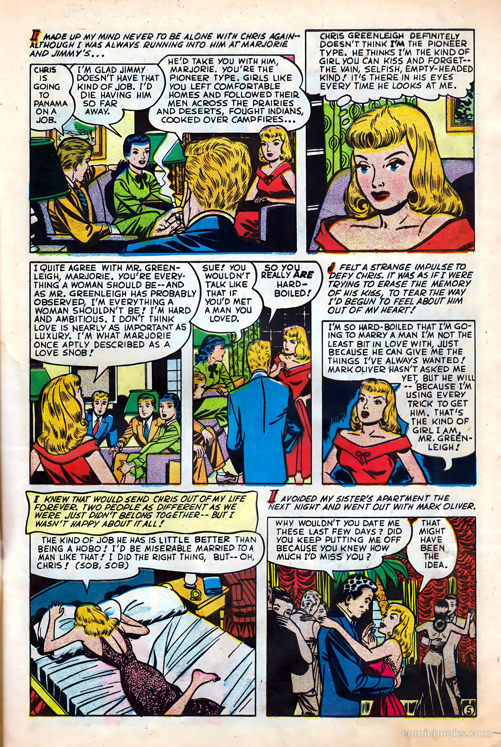 Real Love #28 (1949) — page 7 of 37
