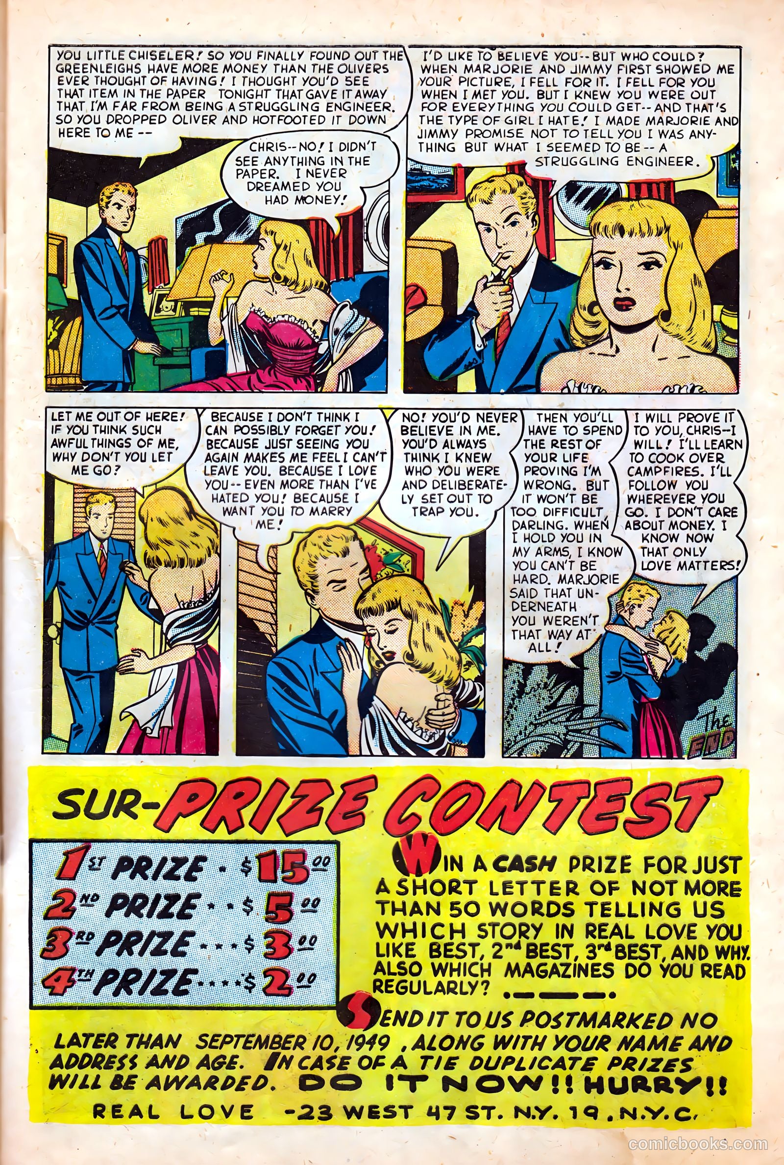 Real Love #28 (1949) — page 9 of 37