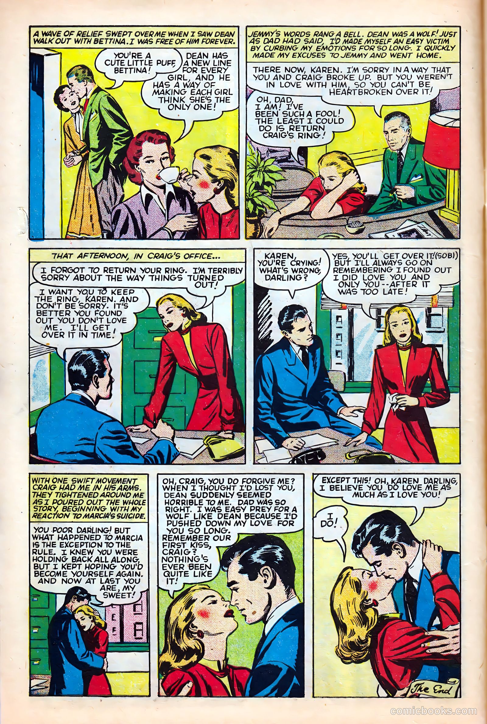 Real Love #31 (1950) — page 10 of 36