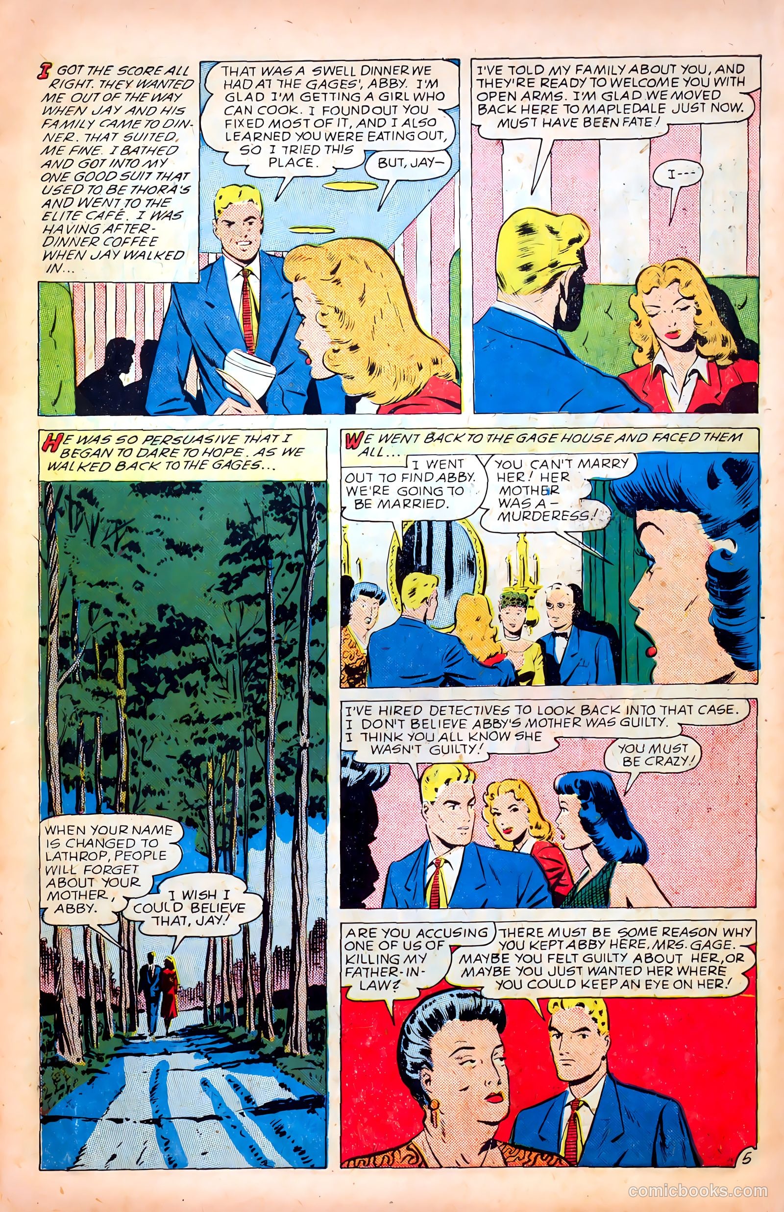 Real Love #32 (1950) — page 7 of 36