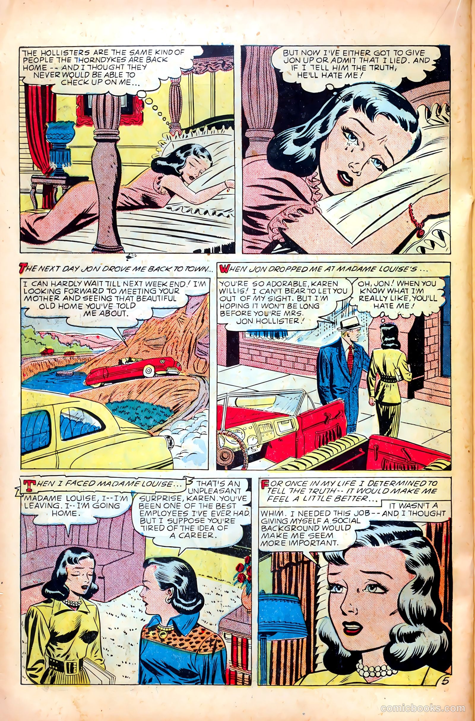 Real Love #32 (1950) — page 22 of 36