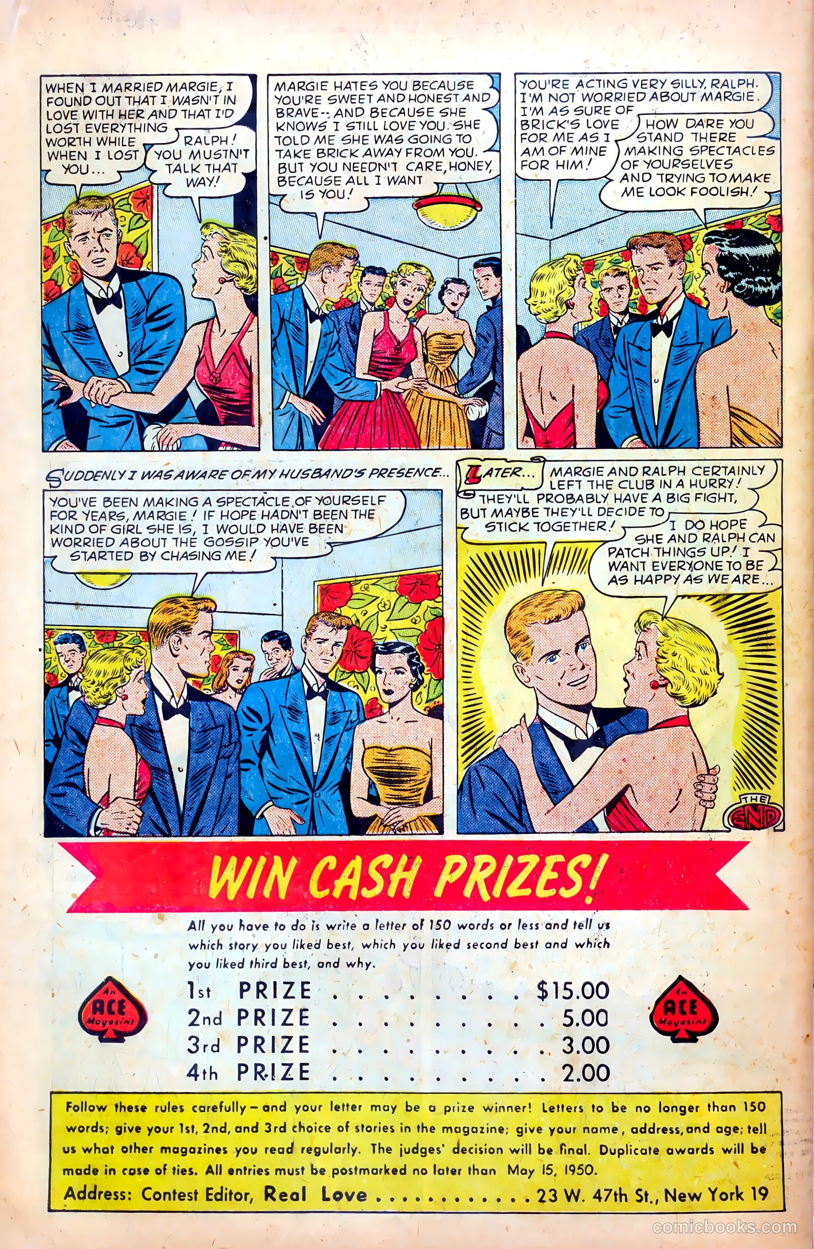 Real Love #32 (1950) — page 34 of 36