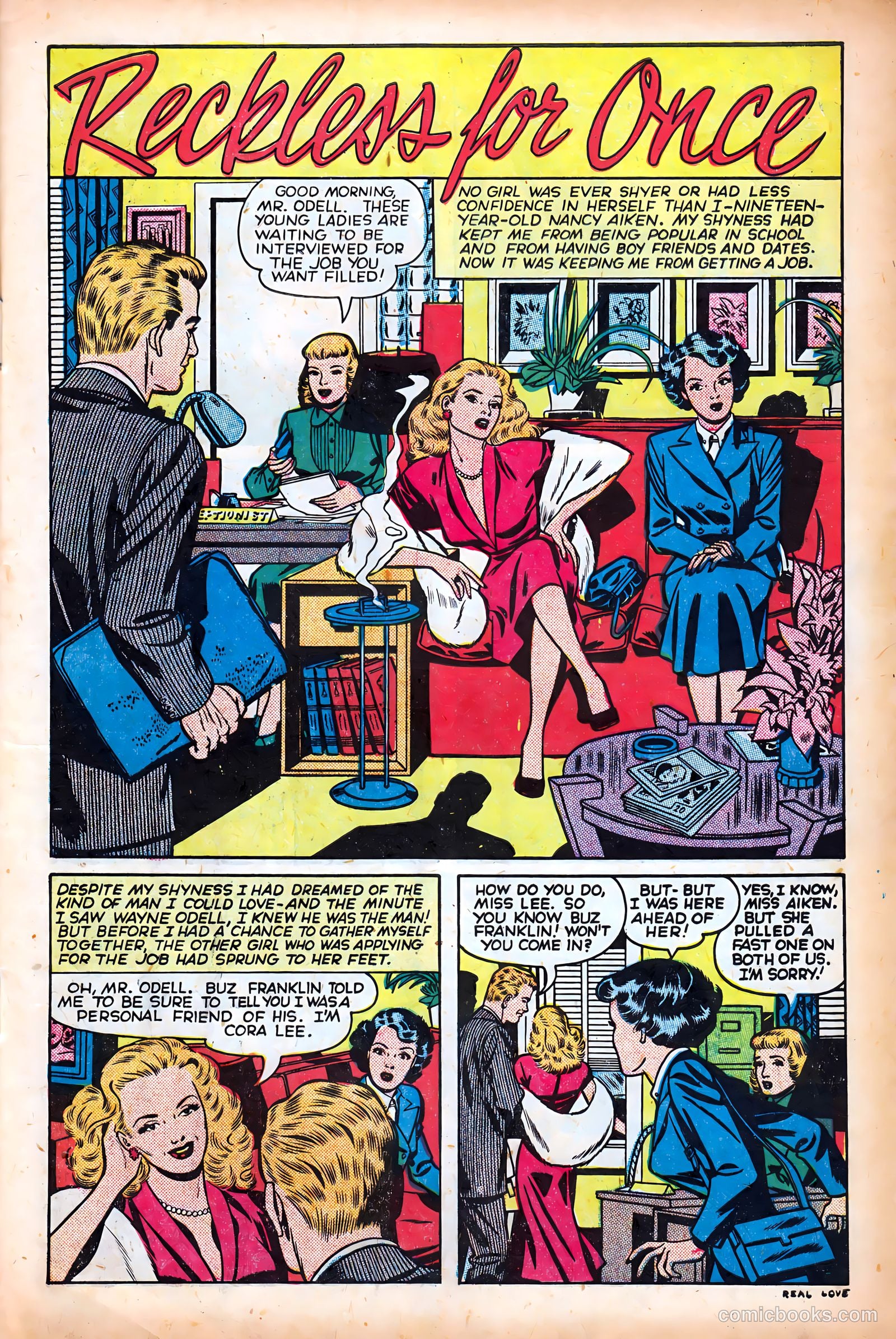 Real Love #34 (1950) — page 3 of 36