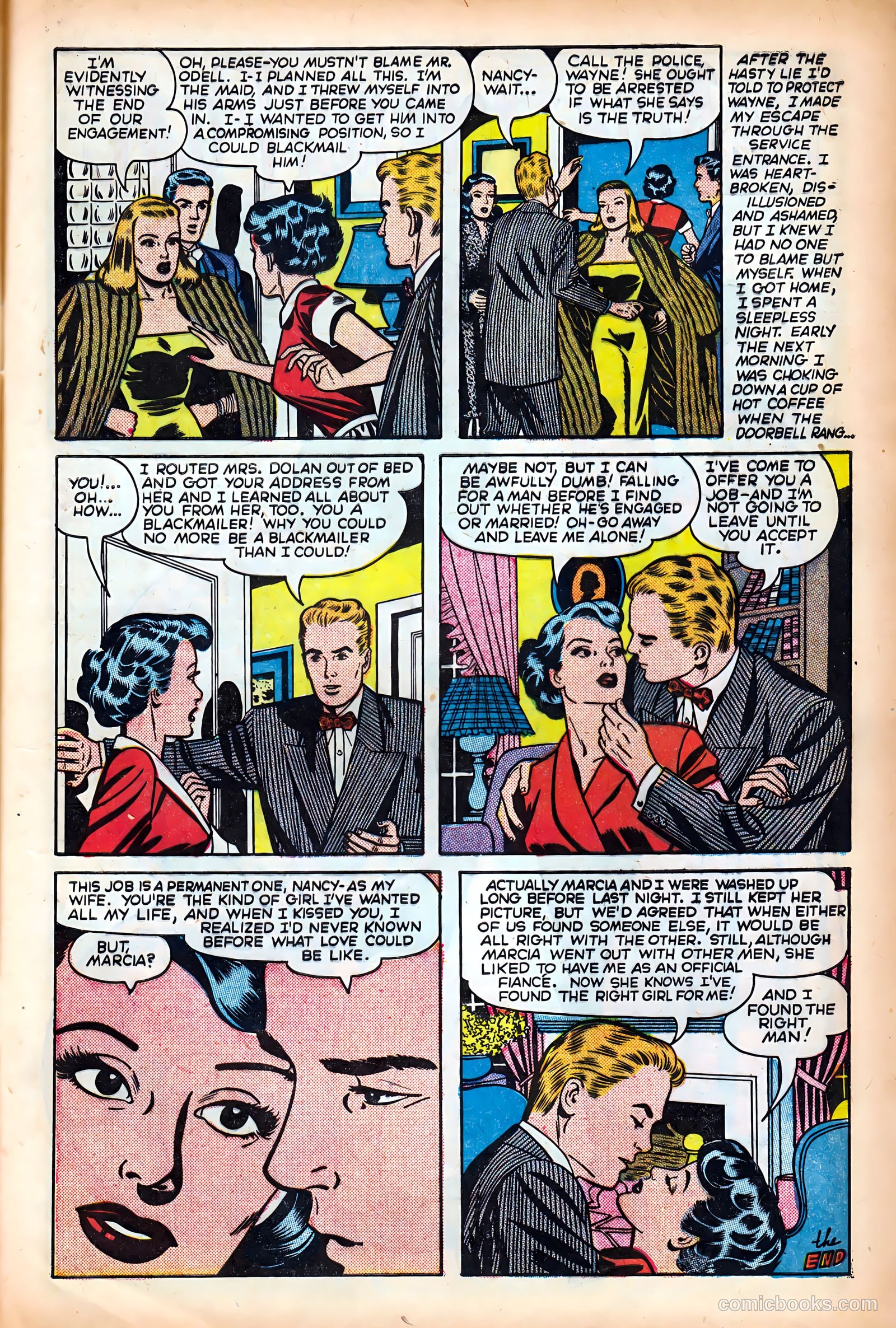 Real Love #34 (1950) — page 9 of 36