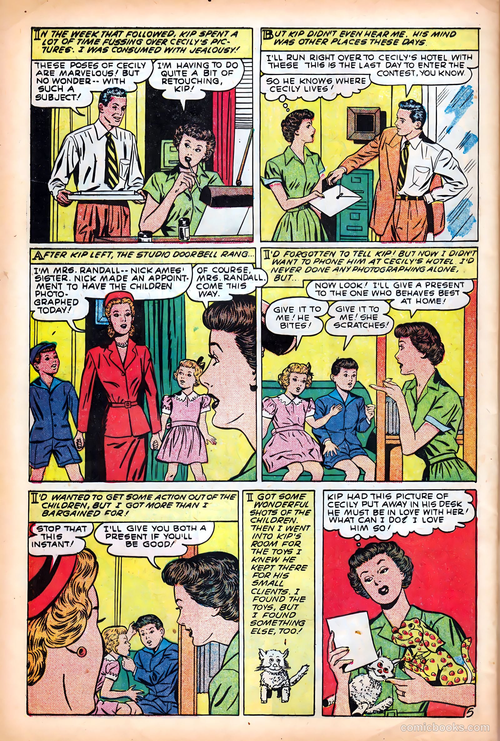 Real Love #34 (1950) — page 32 of 36