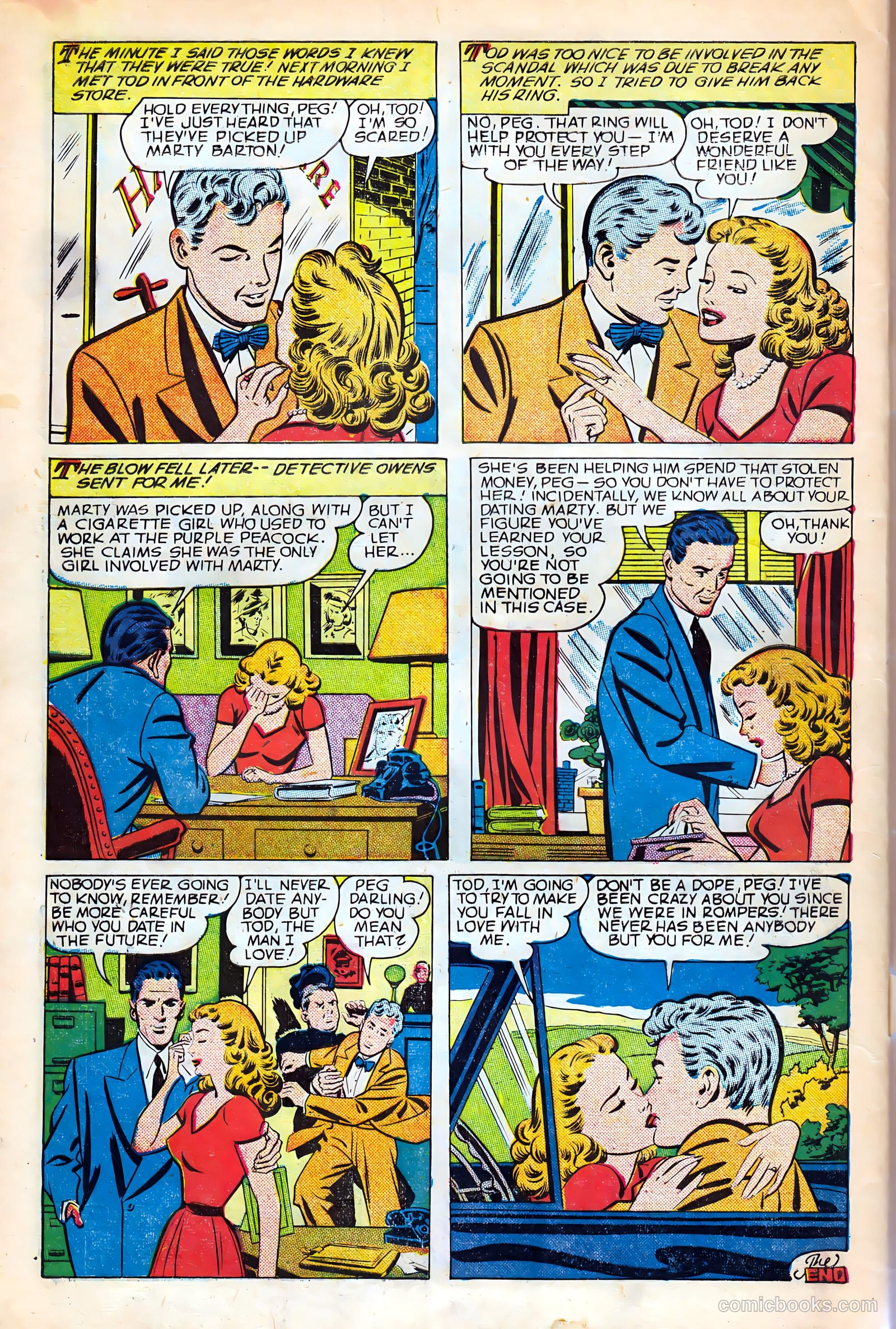 Real Love #35 (1951) — page 34 of 36
