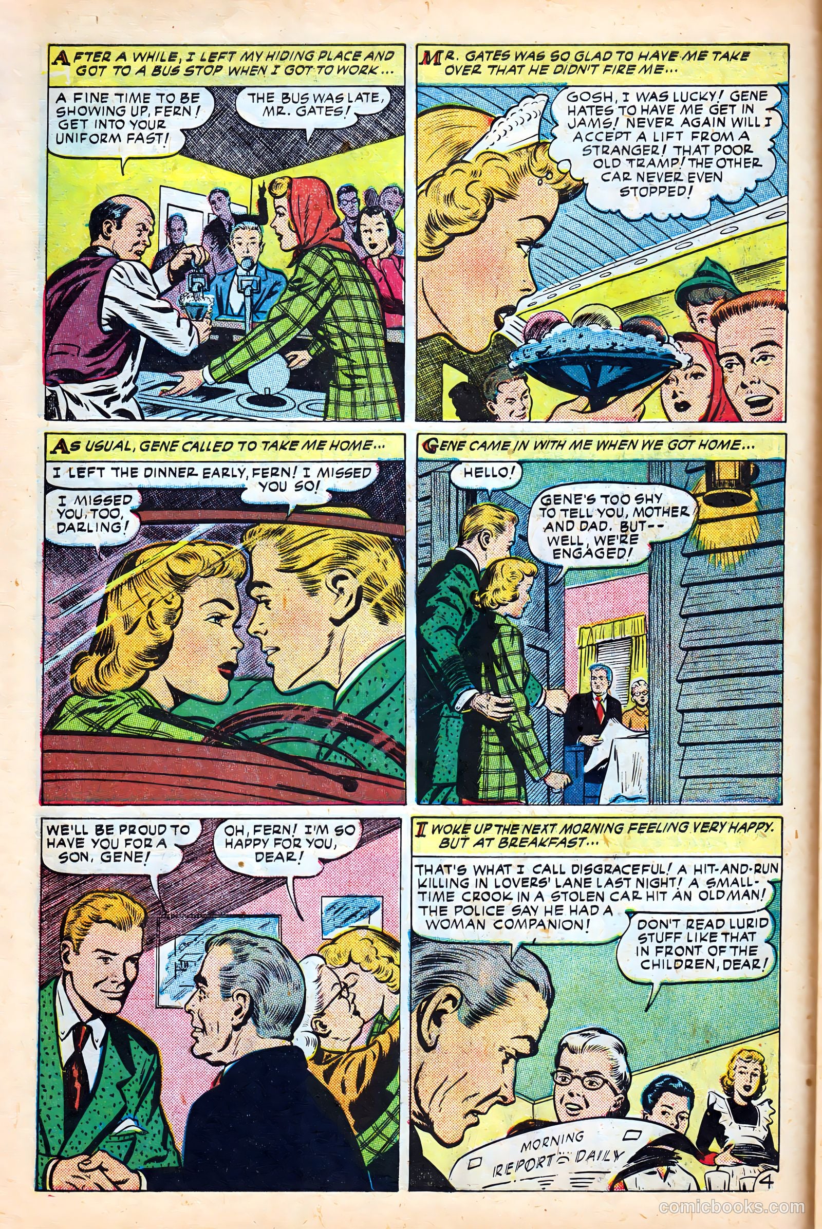Real Love #36 (1951) — page 6 of 36