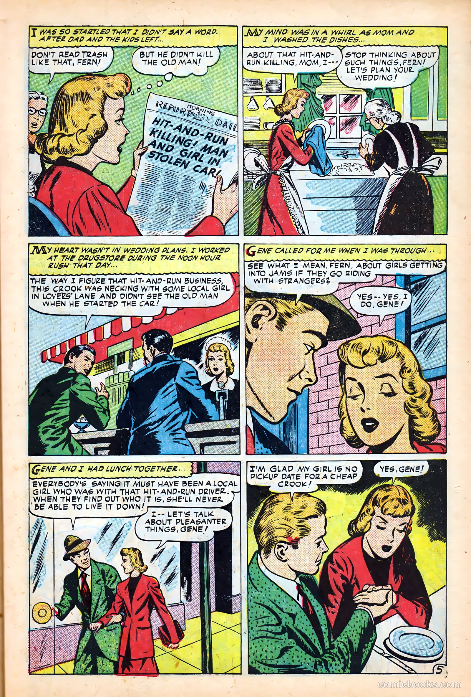 Real Love #36 (1951) — page 7 of 36
