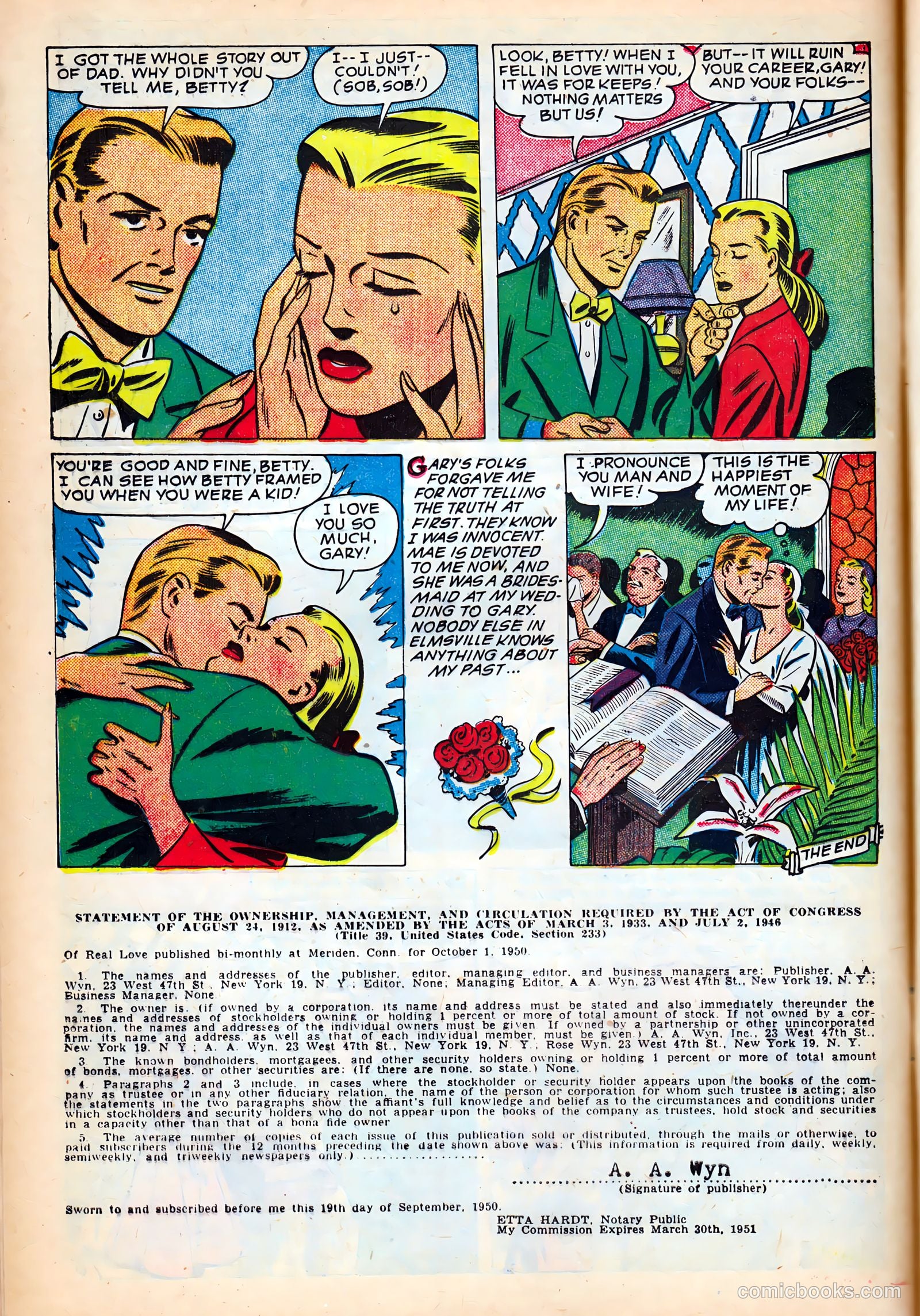 Real Love #36 (1951) — page 24 of 36