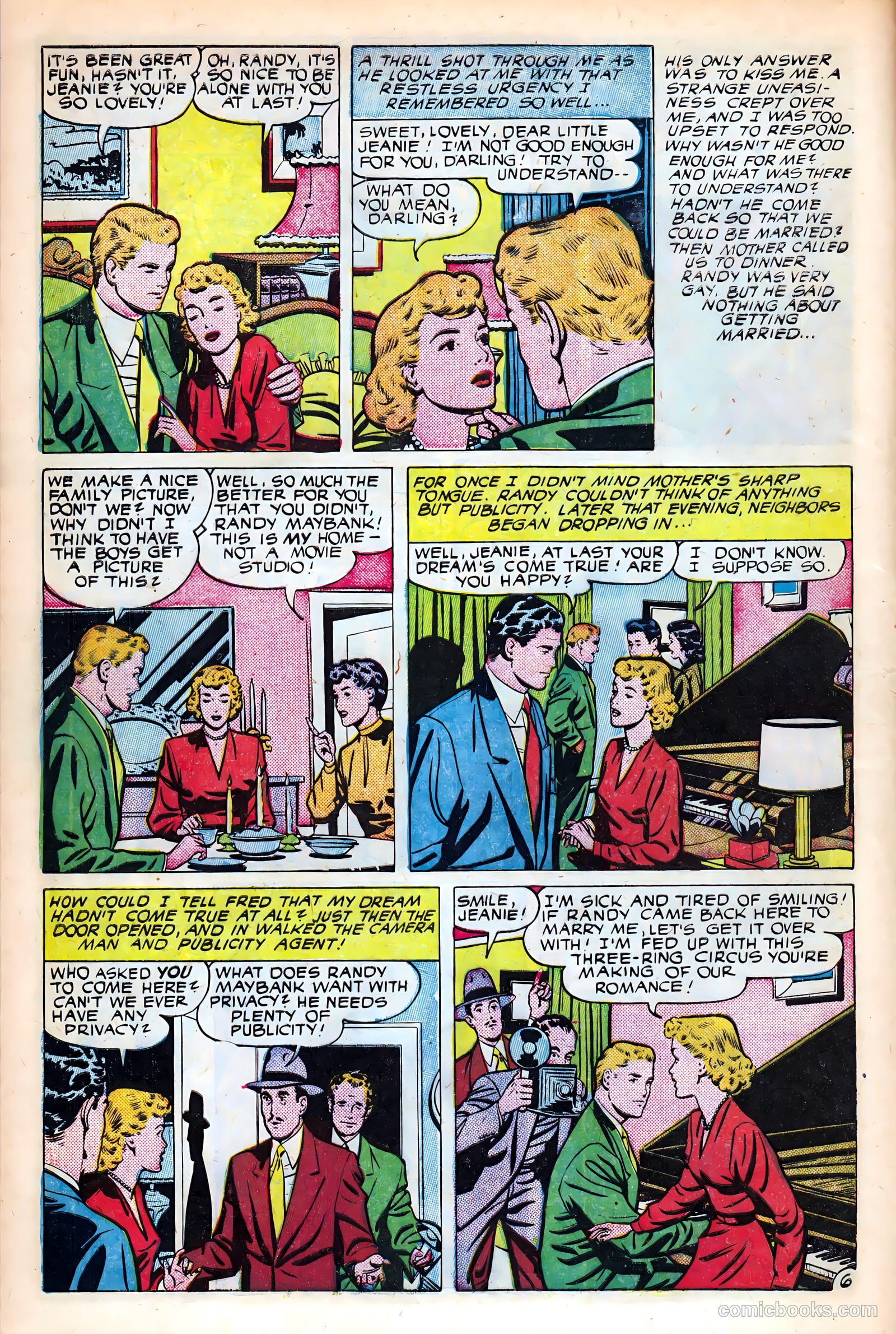 Real Love #38 (1951) — page 8 of 36