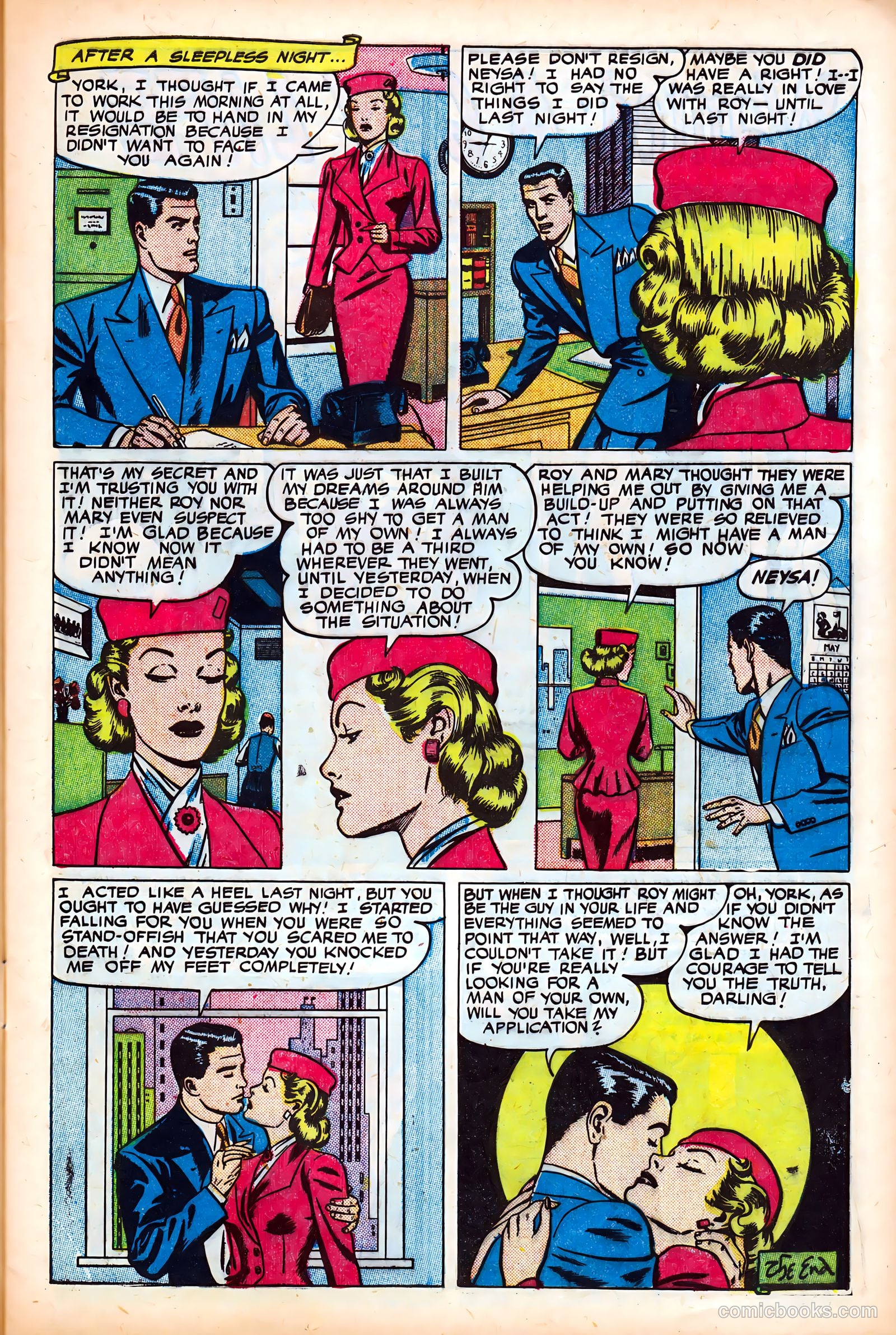 Real Love #39 (1951) — page 9 of 36