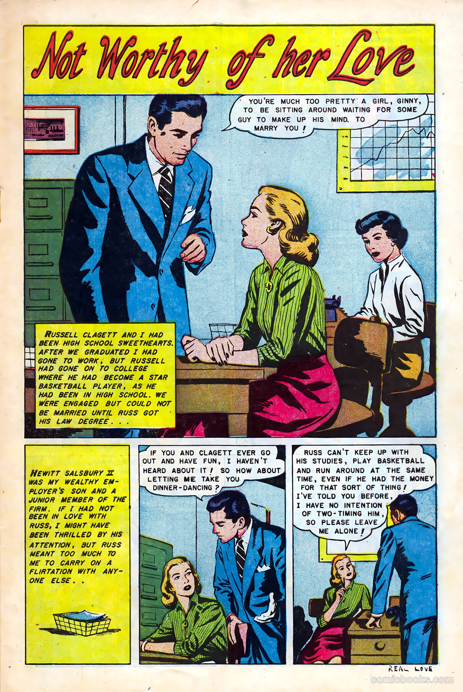 Real Love #40 (1951) — page 3 of 36