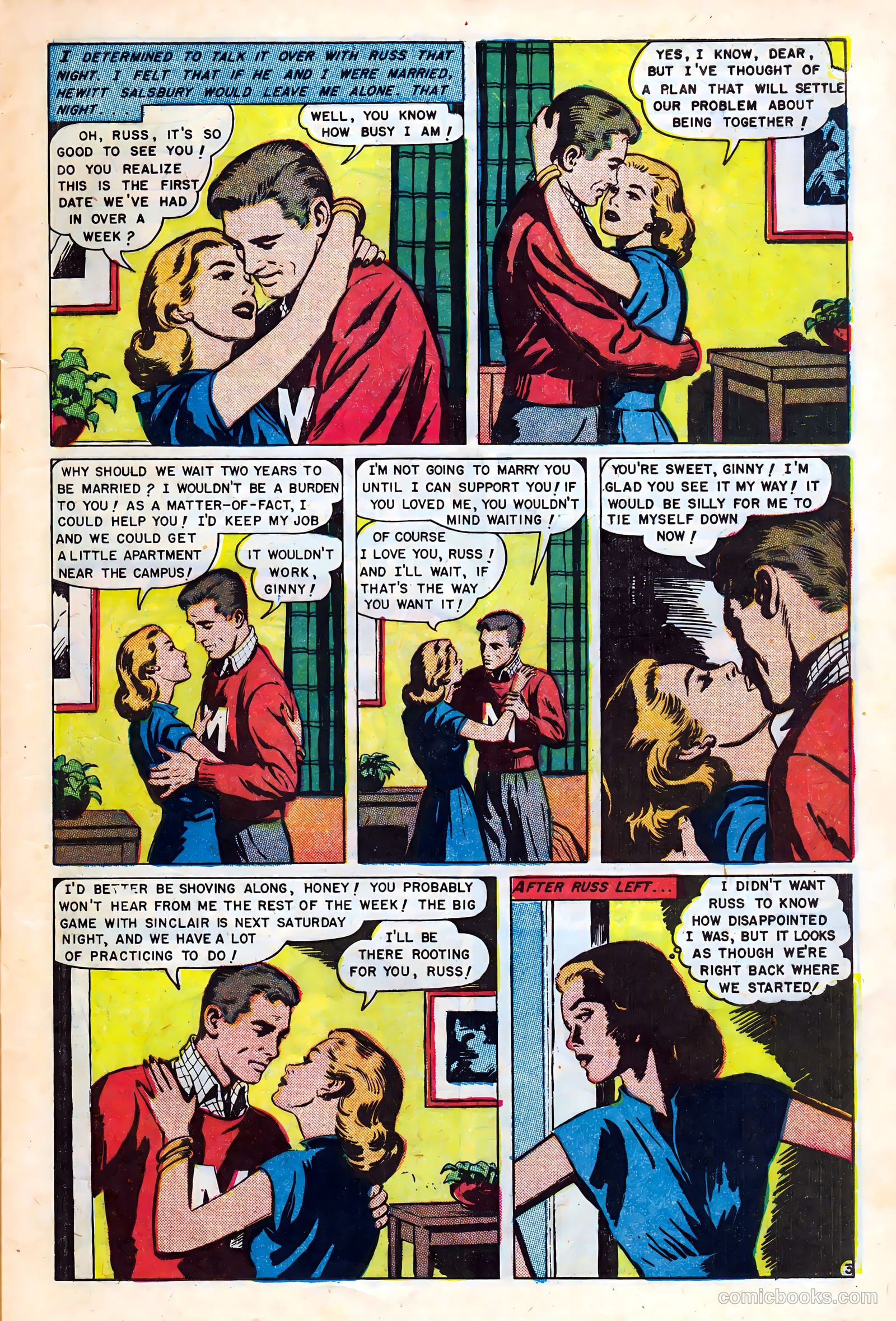 Real Love #40 (1951) — page 5 of 36