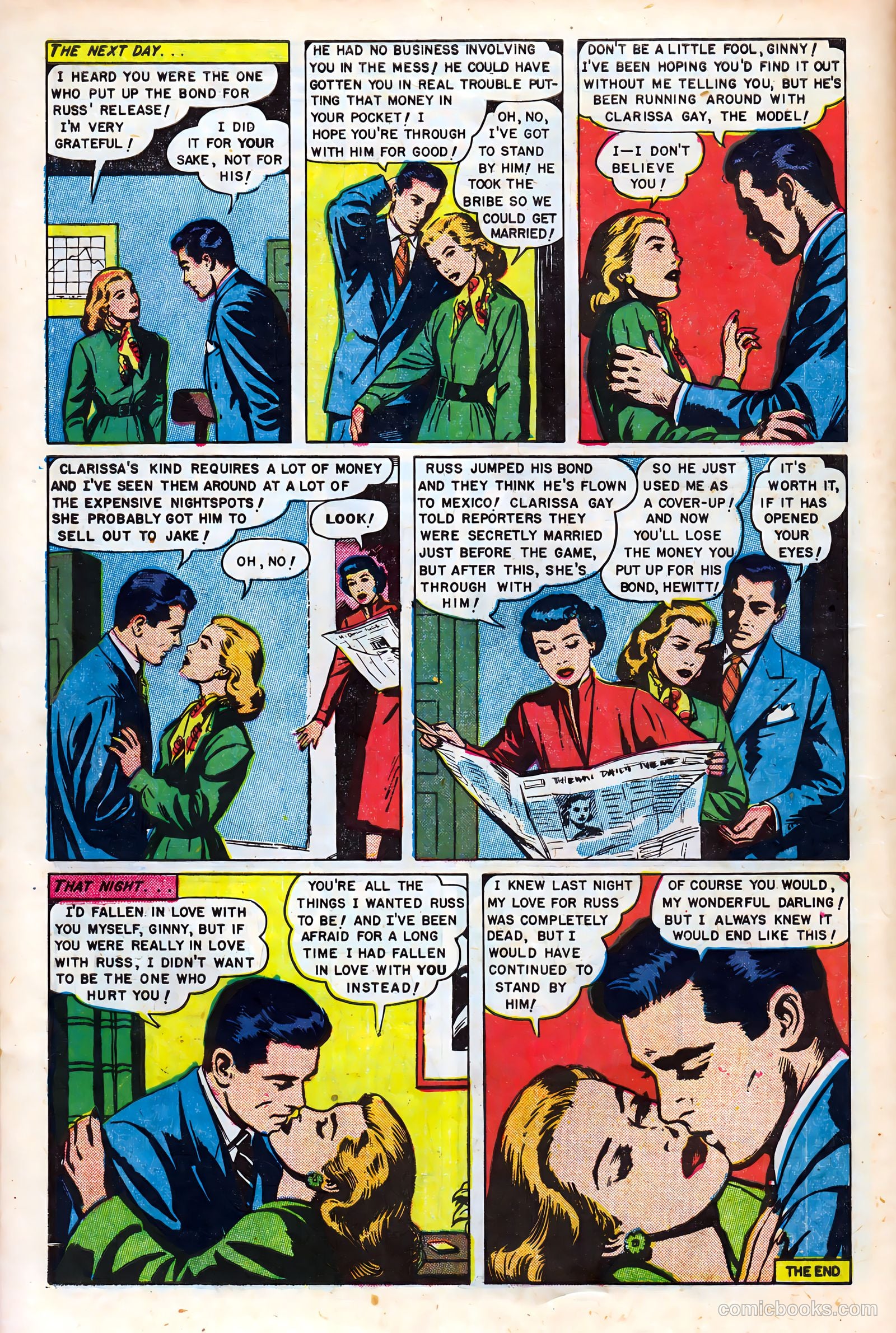 Real Love #40 (1951) — page 10 of 36