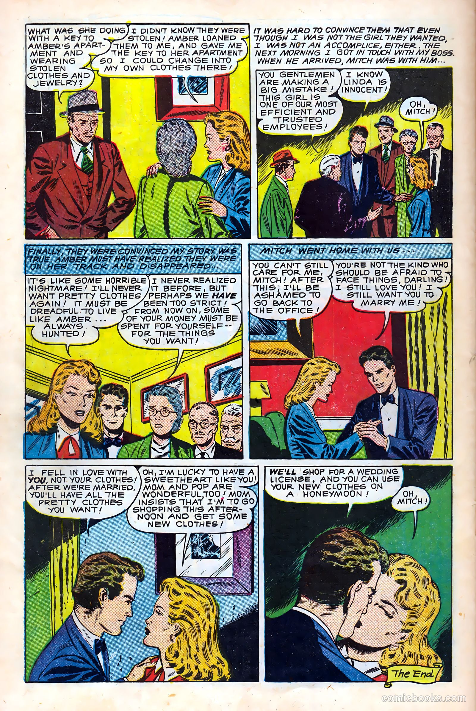 Real Love #40 (1951) — page 34 of 36