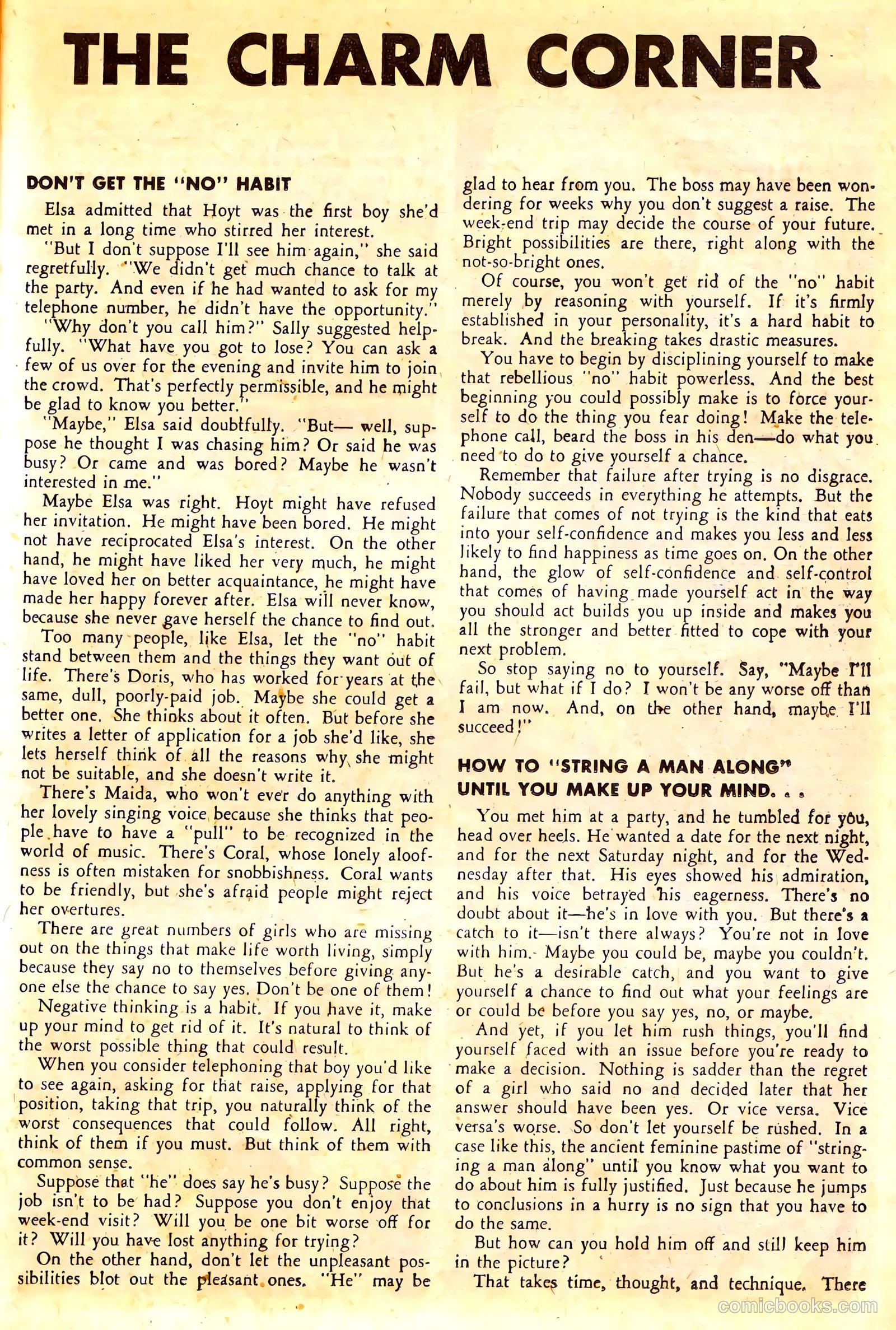 Real Love #44 (1952) — page 25 of 36