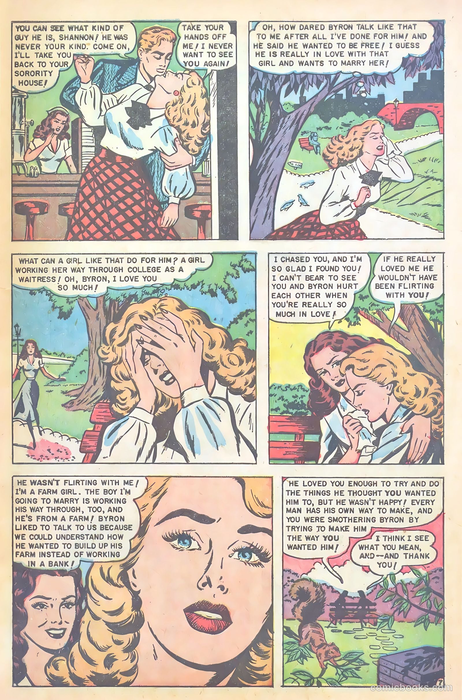 Real Love #45 (1952) — page 9 of 36